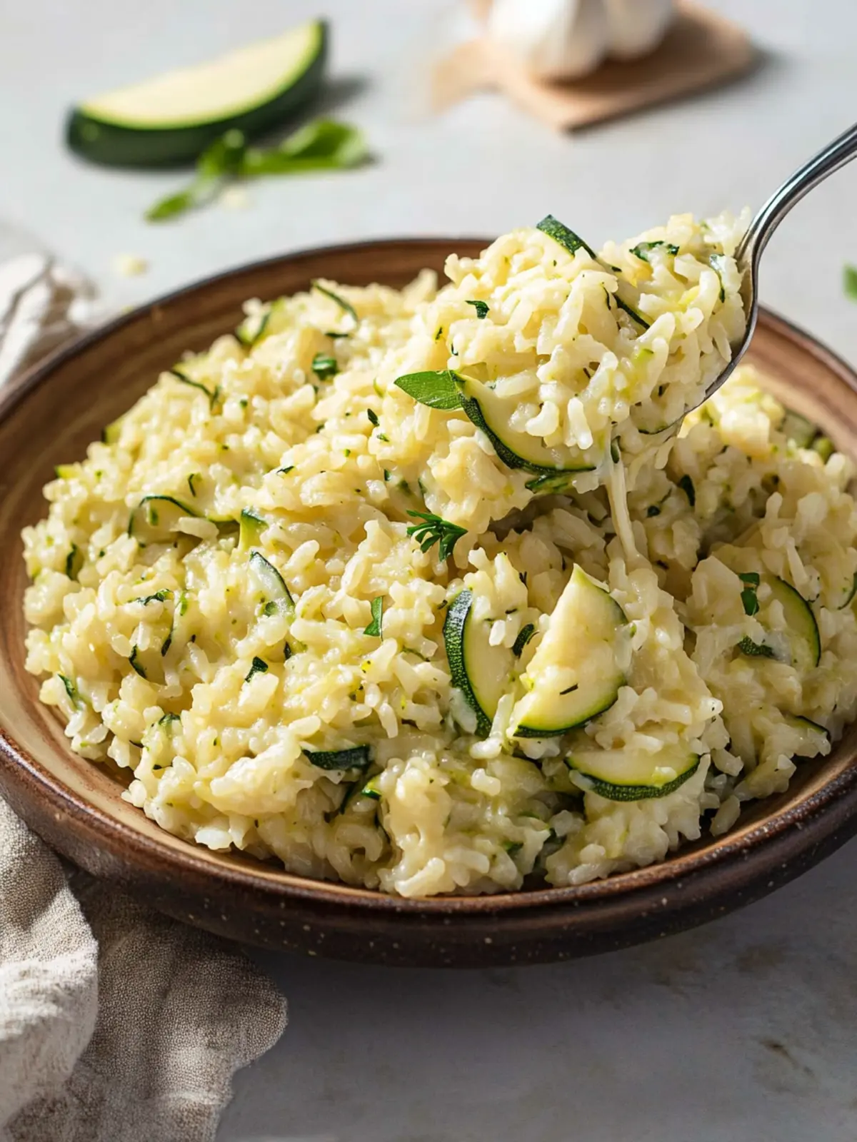 Cheesy Zucchini Rice That Will Change Your Dinner Game Cheesy Zucchini Rice