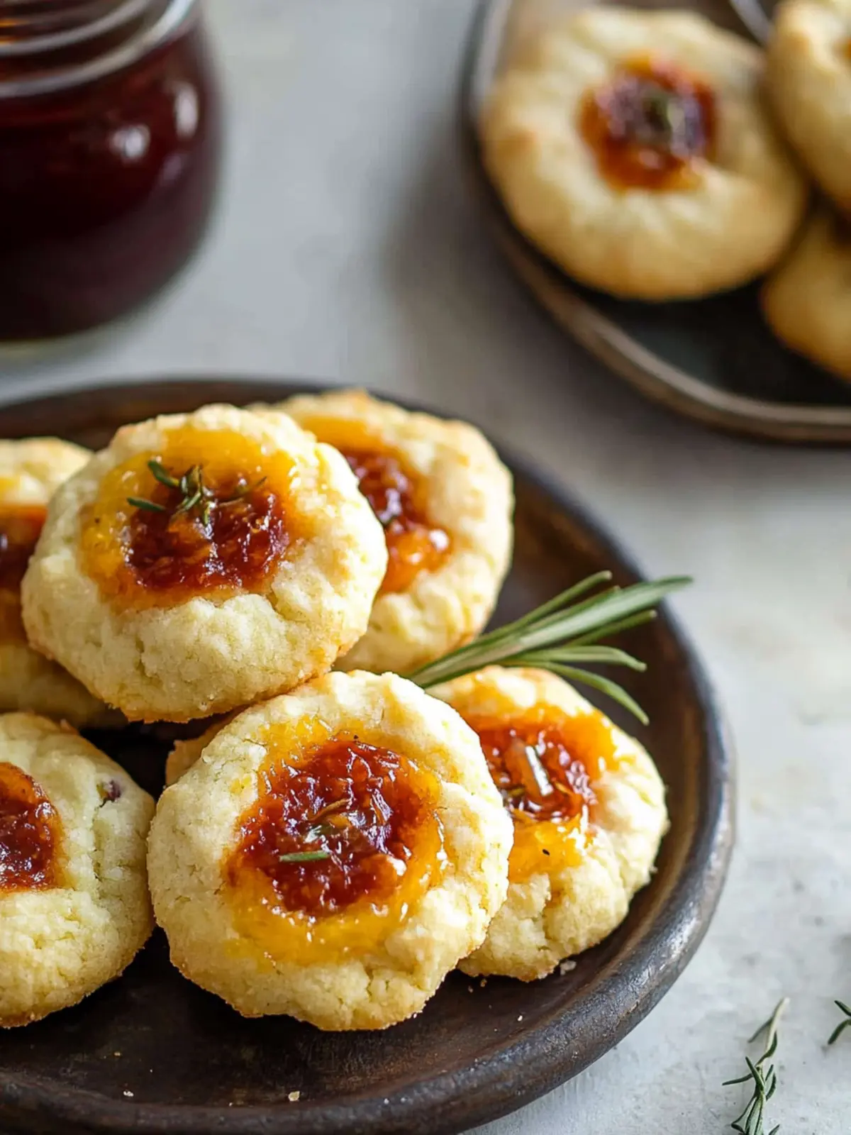 Cheesy Savory Thumbprint Cookies: A Flavorful Twist! Cheesy Savory Thumbprint Cookies