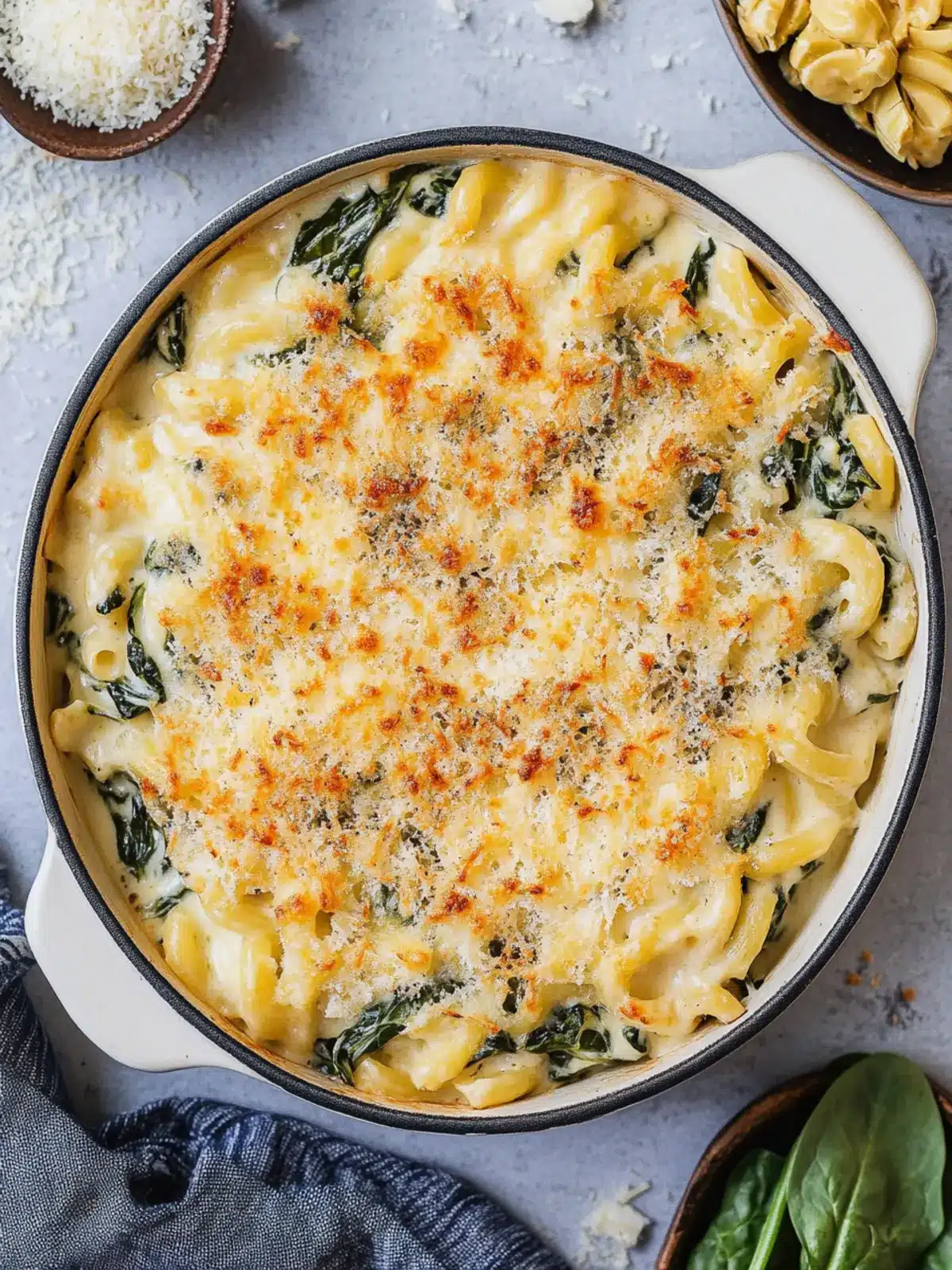 Creamy Spinach Artichoke Mac and Cheese You’ll Crave Forever Spinach Artichoke Mac and Cheese
