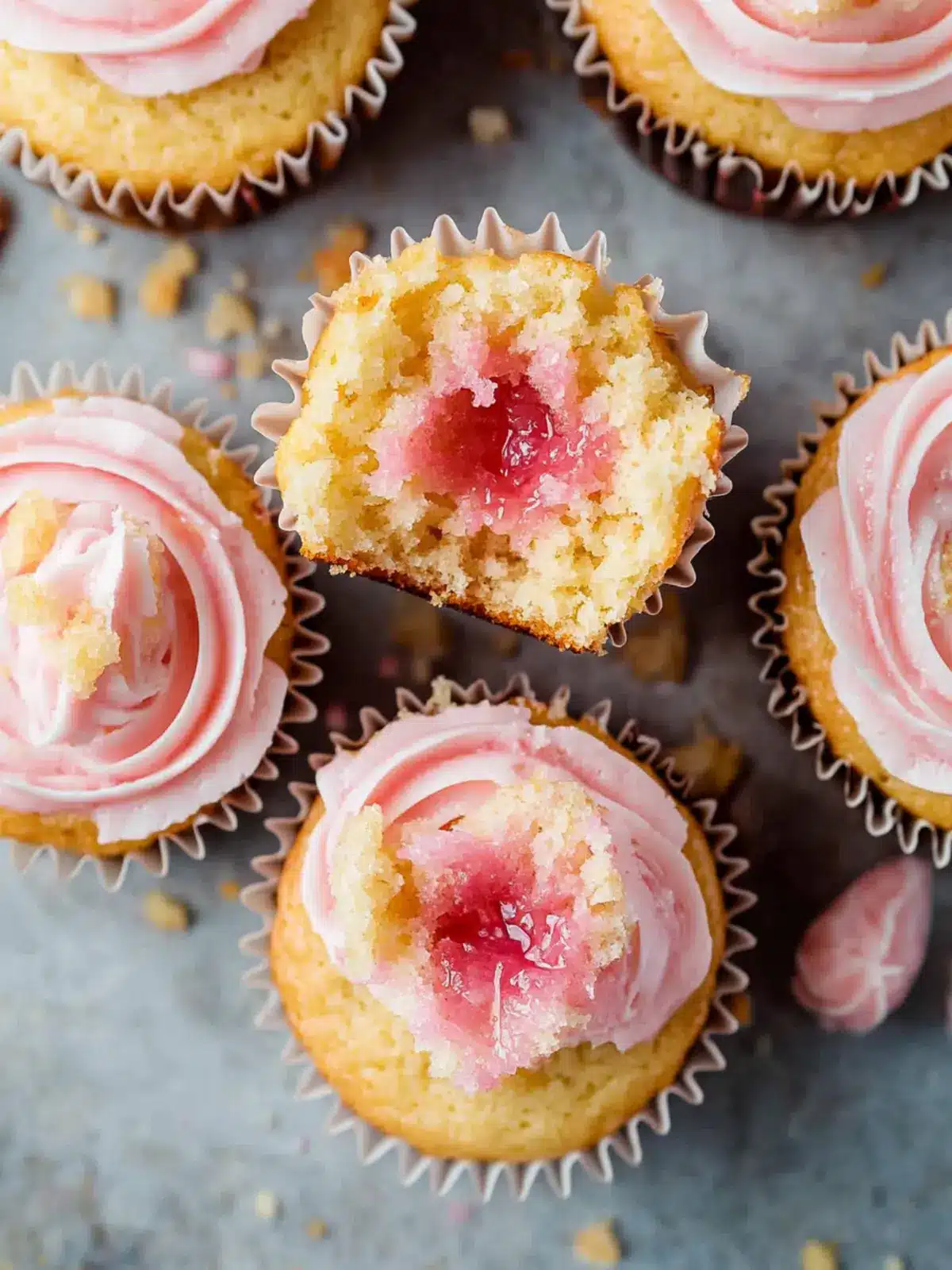 Deliciously Moist Rhubarb Honey Cupcakes You’ll Love Rhubarb Honey Cupcakes