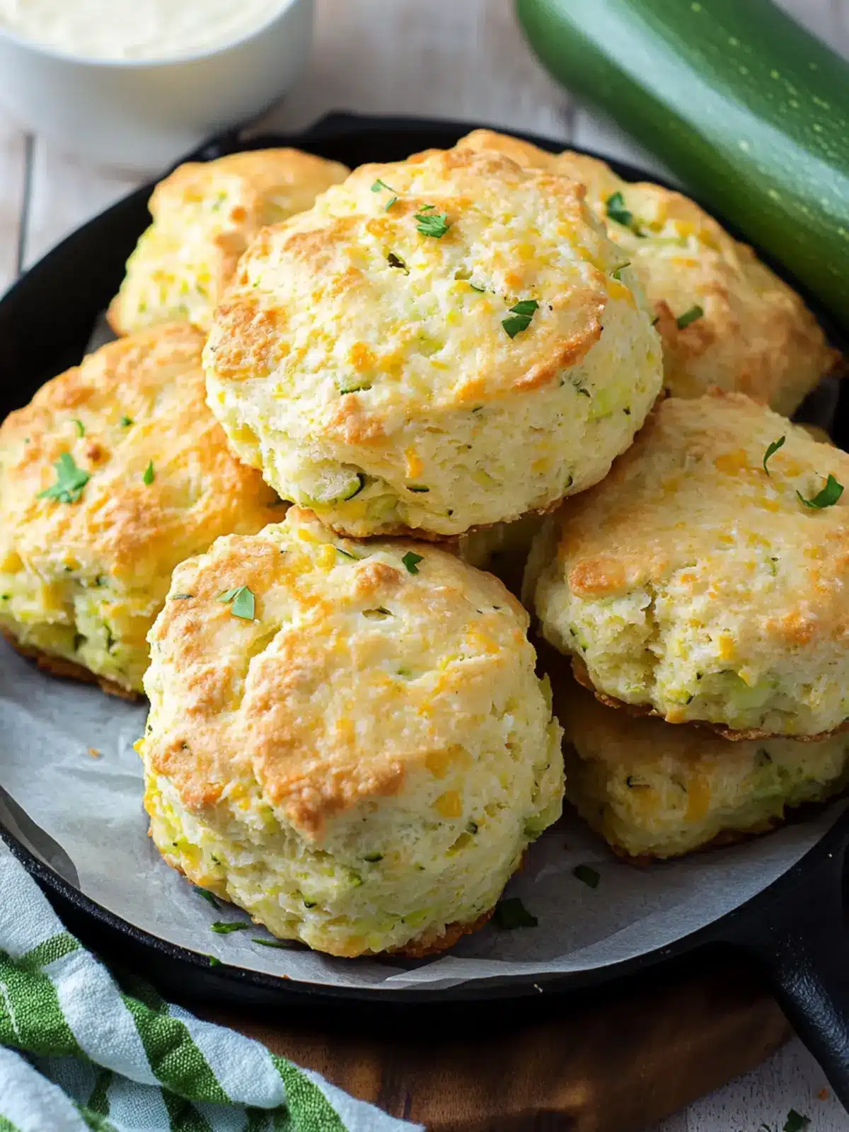 Savory Zucchini Cheddar Biscuits That Steal the Show Zucchini Cheddar Biscuits