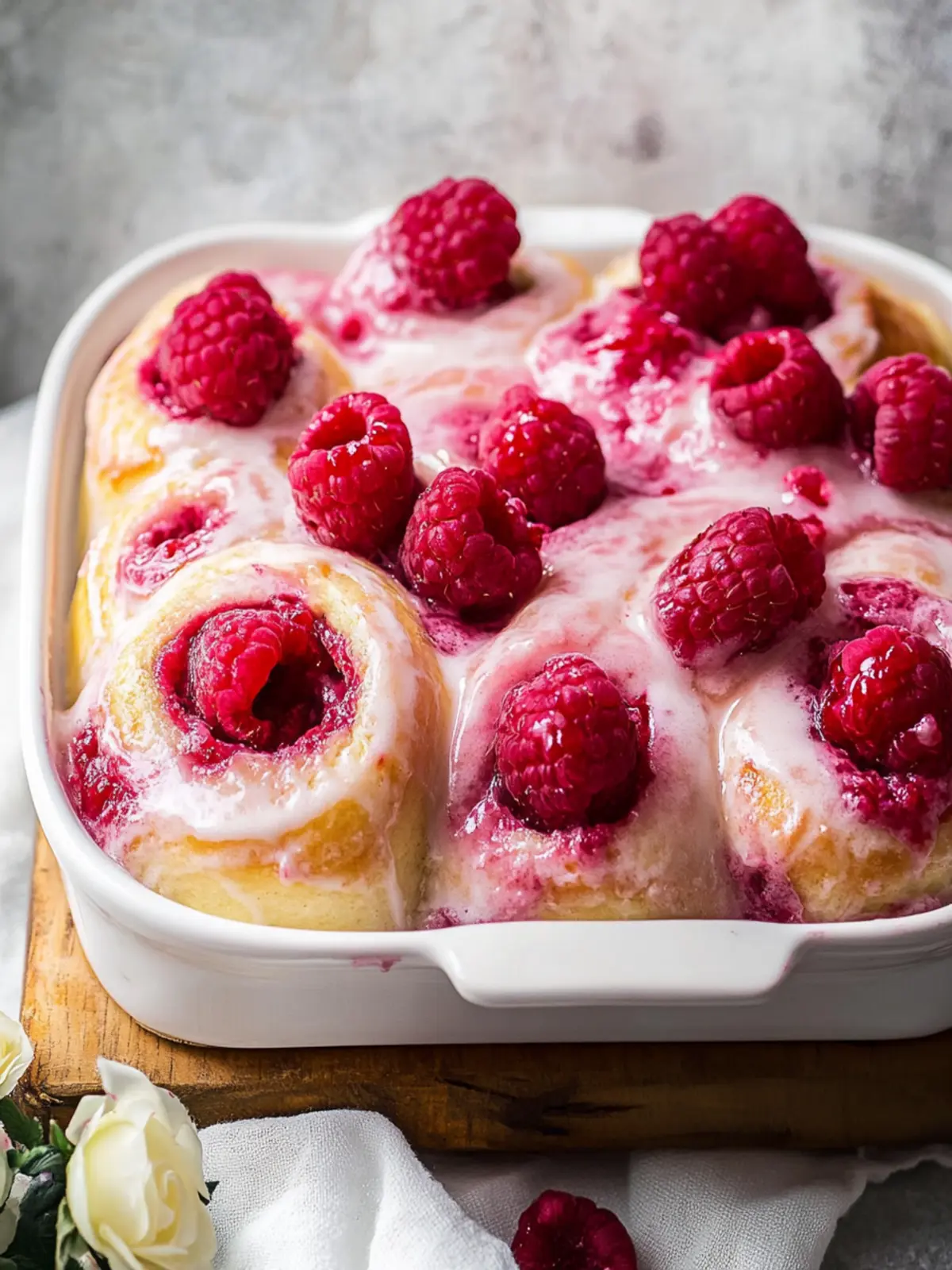 Delicious Lemon Raspberry Rolls that Brighten Your Day Lemon Raspberry Rolls
