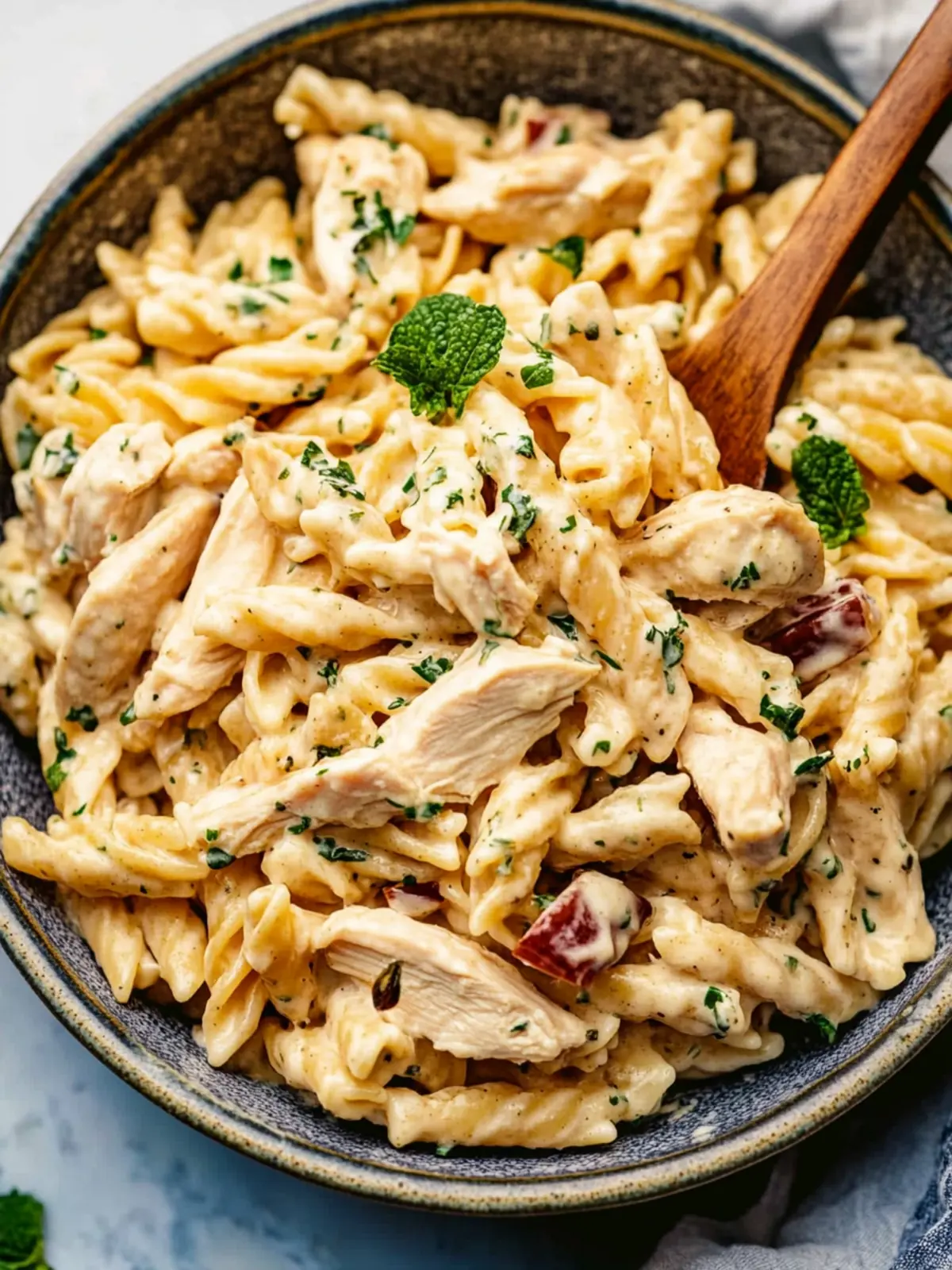 Delicious Cheesy Ranch Chicken Pasta in Just 25 Minutes Cheesy Ranch Chicken Pasta