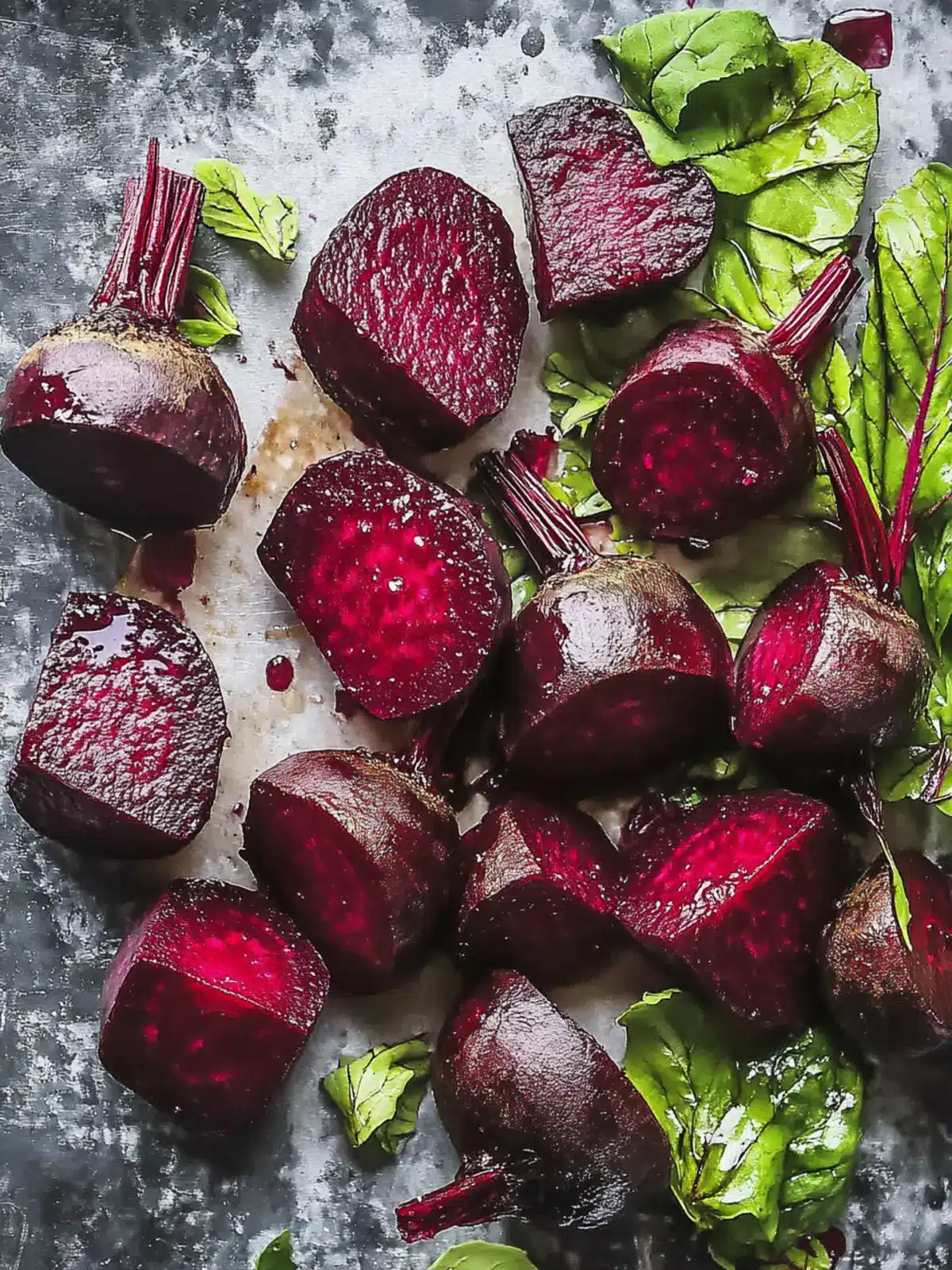 Irresistibly Sweet Roasted Beets with Balsamic Drizzle Roasted Beets