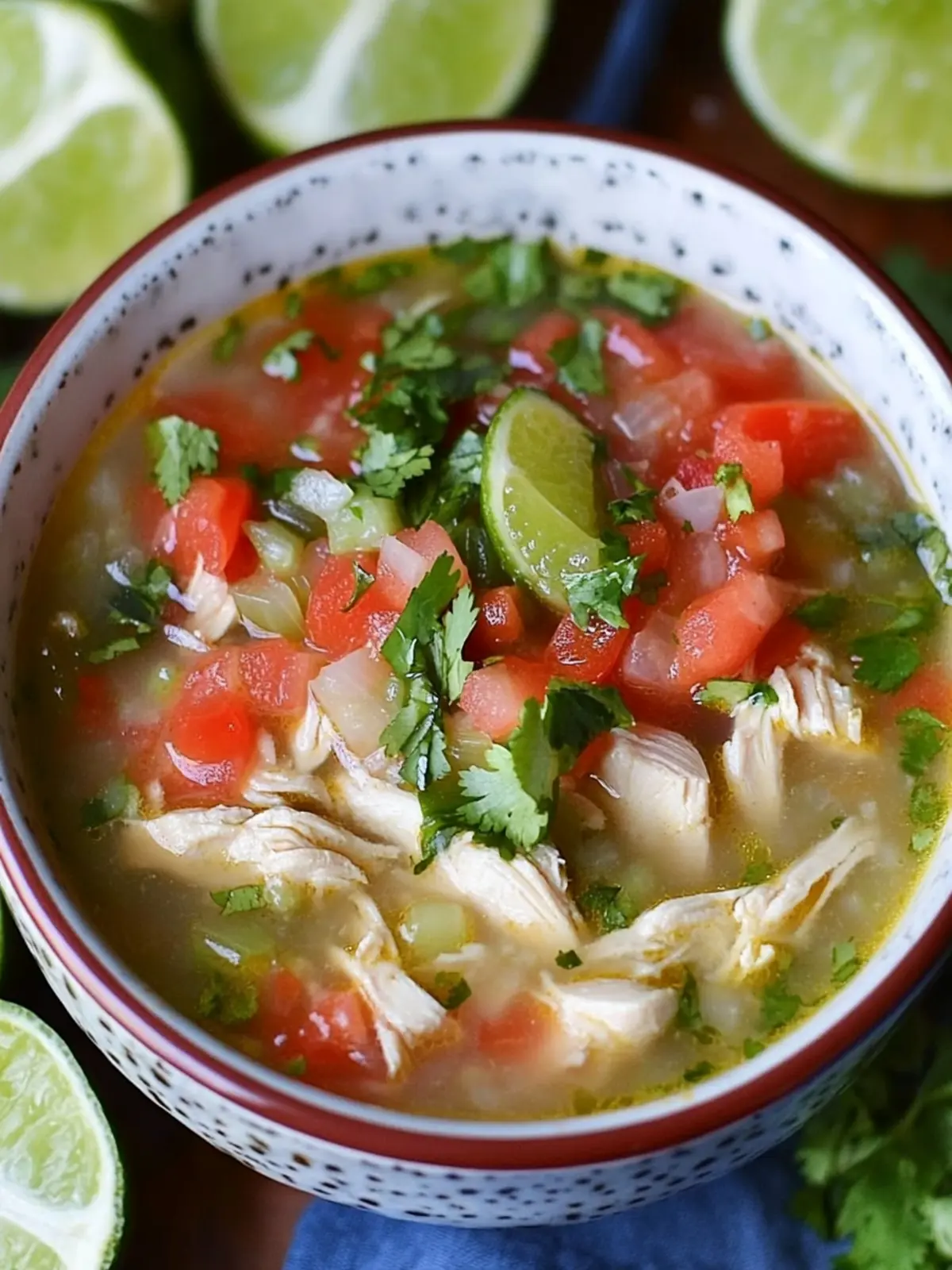 Zesty Slow Cooker Mexican Chicken Lime Soup You’ll Love Slow Cooker Mexican Chicken Lime Soup