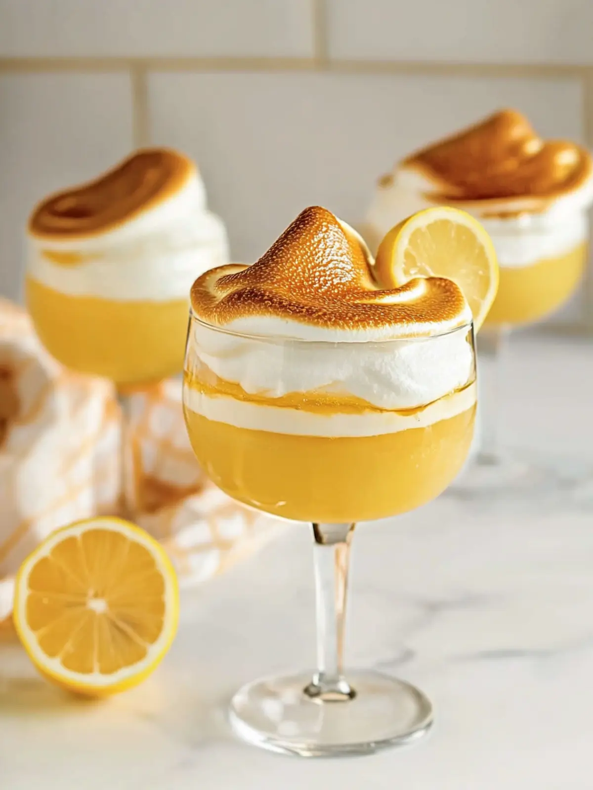 Lemon Meringue Pie Cocktail: Sip on Sunshine and Bliss Lemon Meringue Pie Cocktail