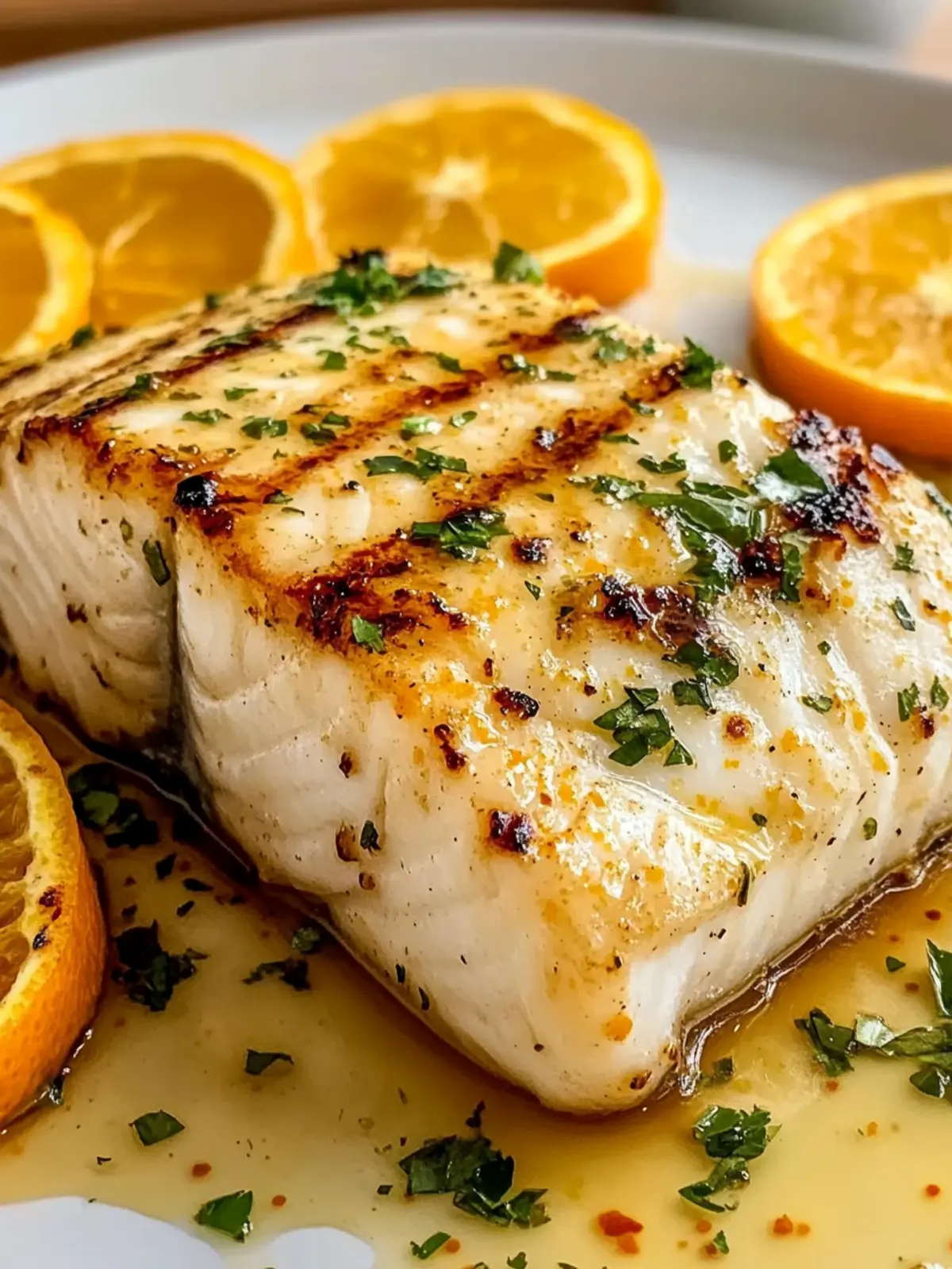 Zesty Orange Dijon Grilled Halibut for Flavor Lovers Orange Dijon Grilled Halibut