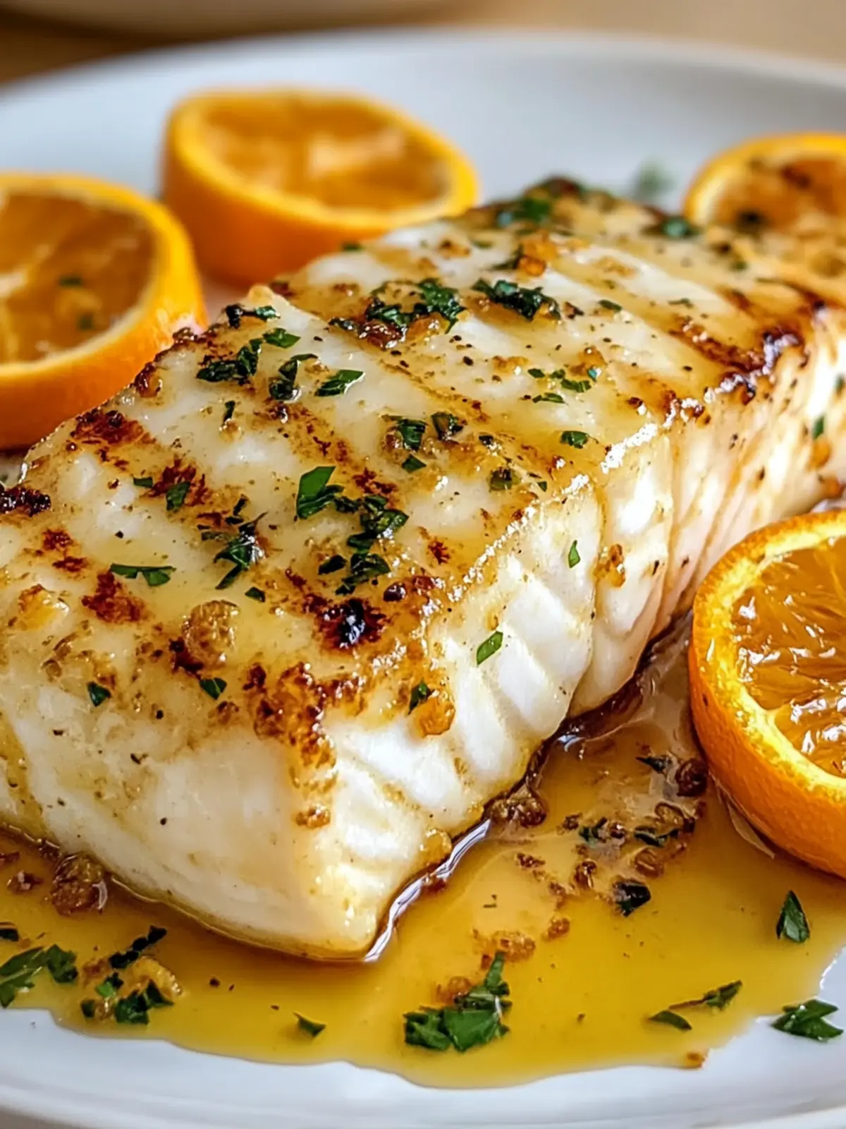 Zesty Orange Dijon Grilled Halibut for Flavor Lovers Orange Dijon Grilled Halibut