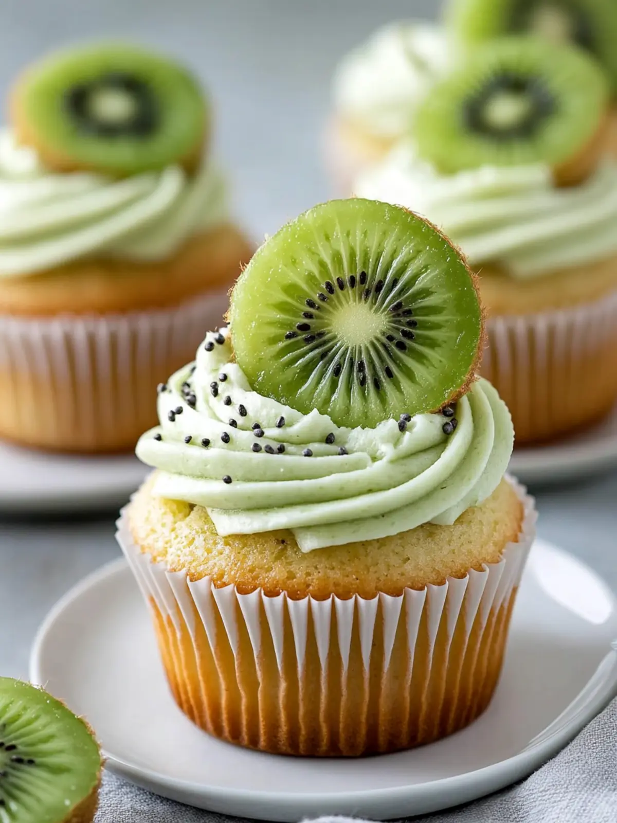 Delicious Kiwi Cupcakes That Brighten Up Any Day Kiwi Cupcakes