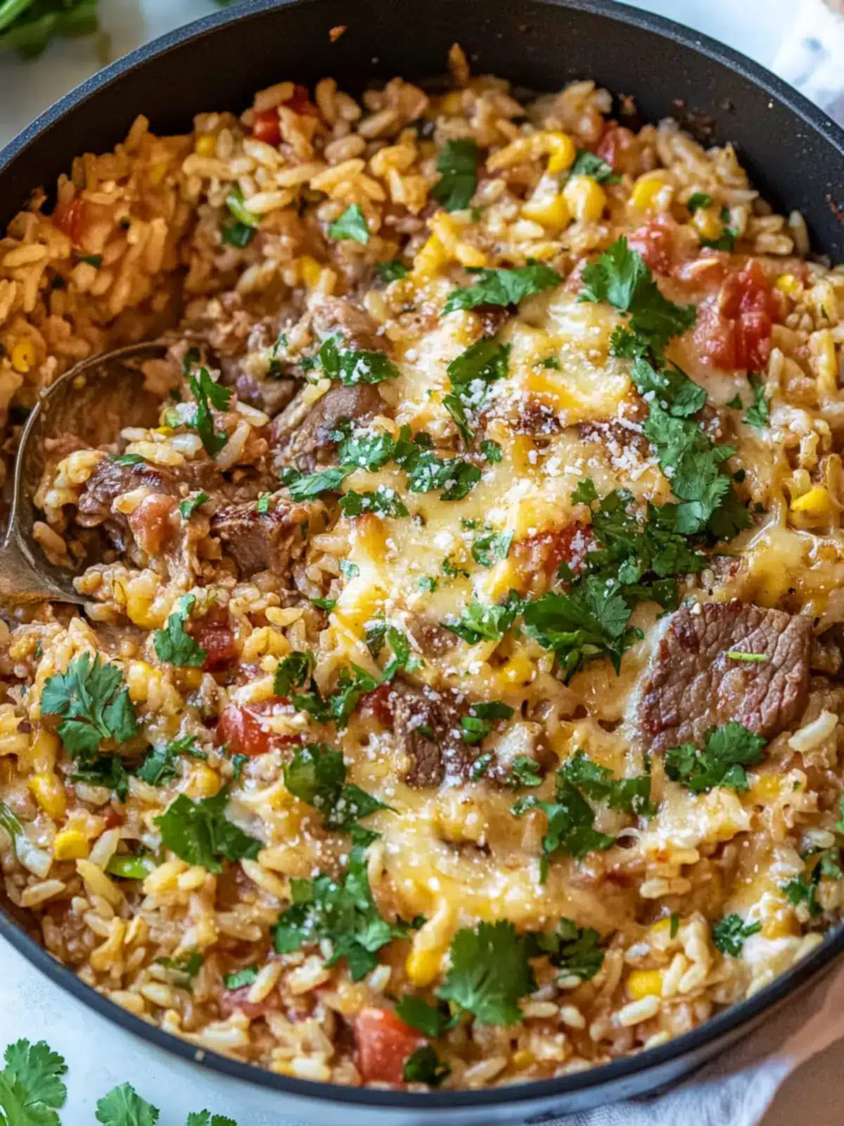 Elote Steak and Rice Casserole: A Bold Flavor Adventure Elote Steak and Rice Casserole