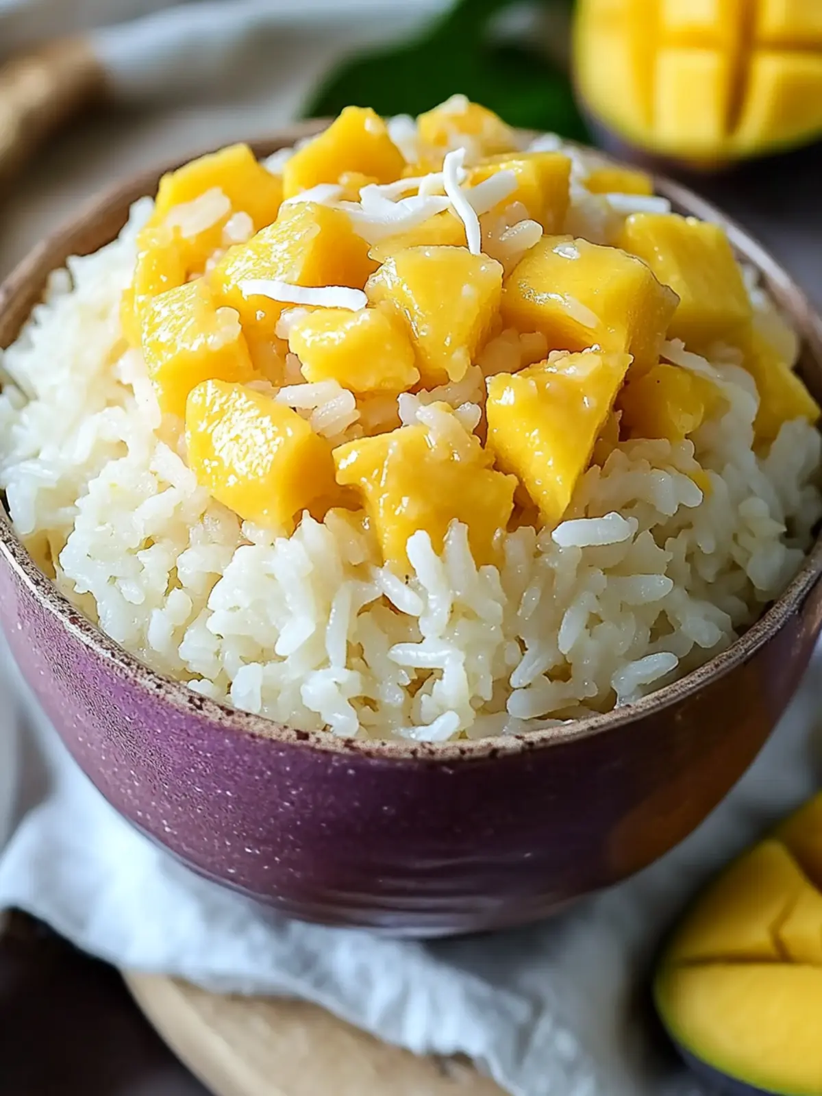 Delicious Mango Coconut Sticky Rice You’ll Crave Again! Mango Coconut Sticky Rice