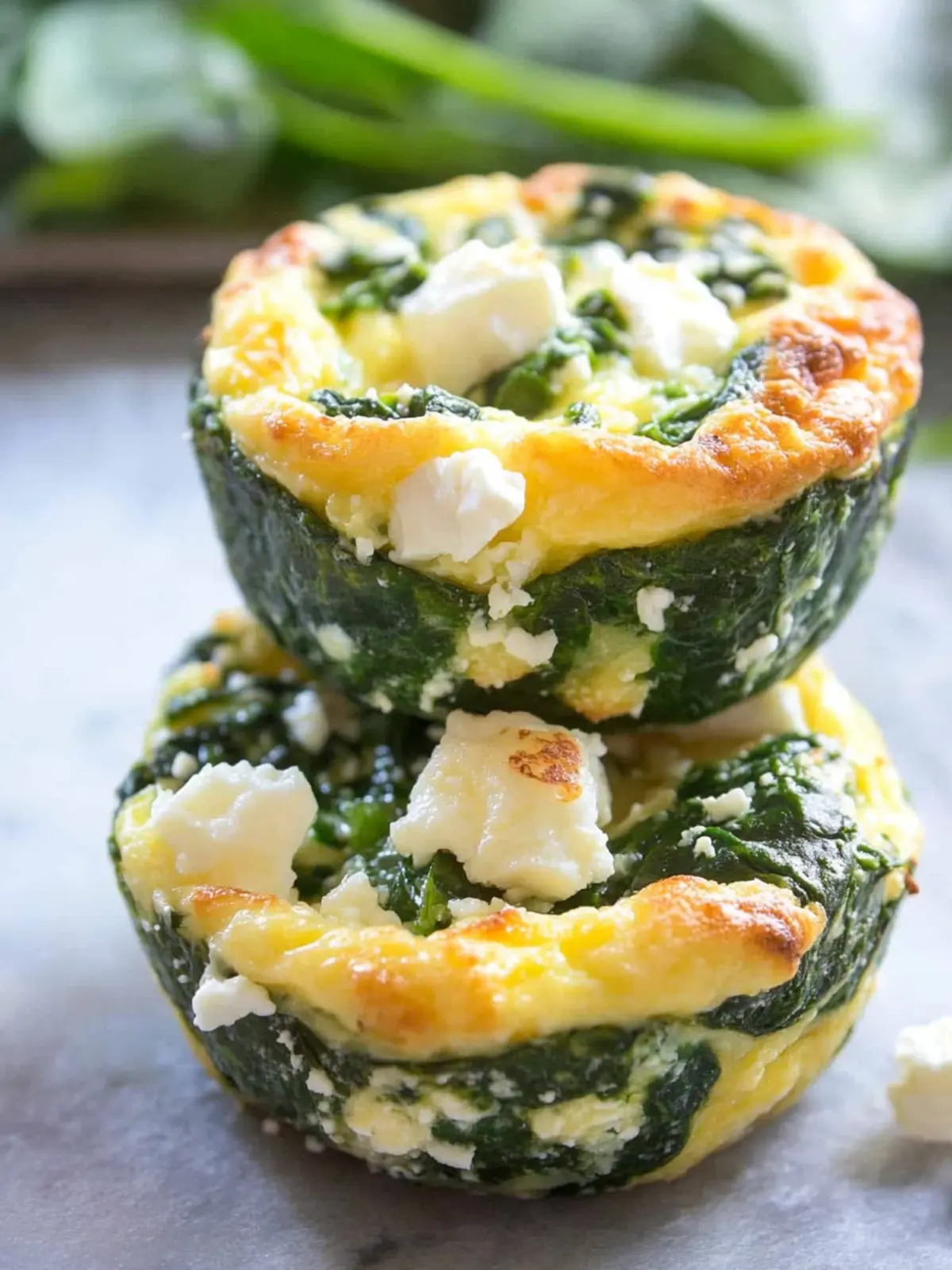 Delicious Spinach and Feta Egg Cups for a Healthy Start! Spinach and Feta Egg Cups