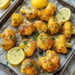 Lemon Pepper Glazed Cauliflower: A Zesty Vegan Delight Lemon Pepper Glazed Cauliflower