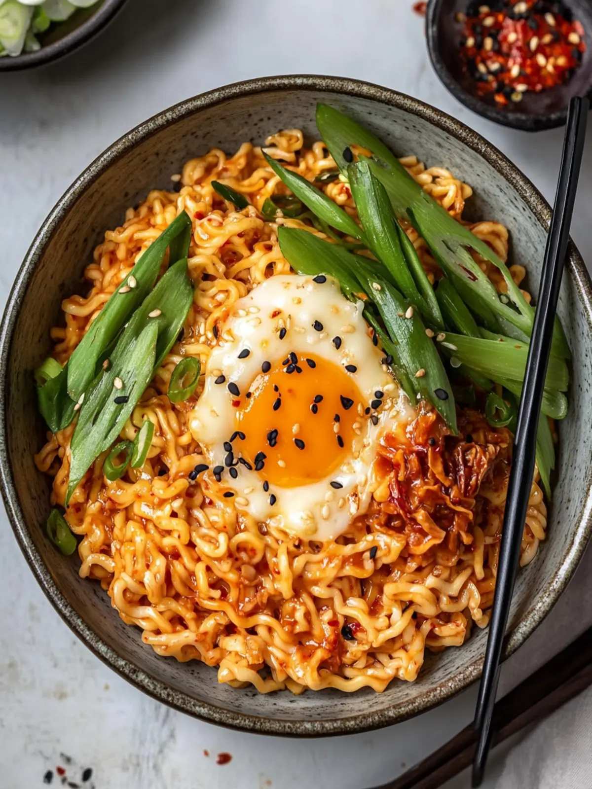 Savory Kimchi Cheese Ramen Stir-Fry You'll Crave Again! Kimchi Cheese Ramen Stir-Fry