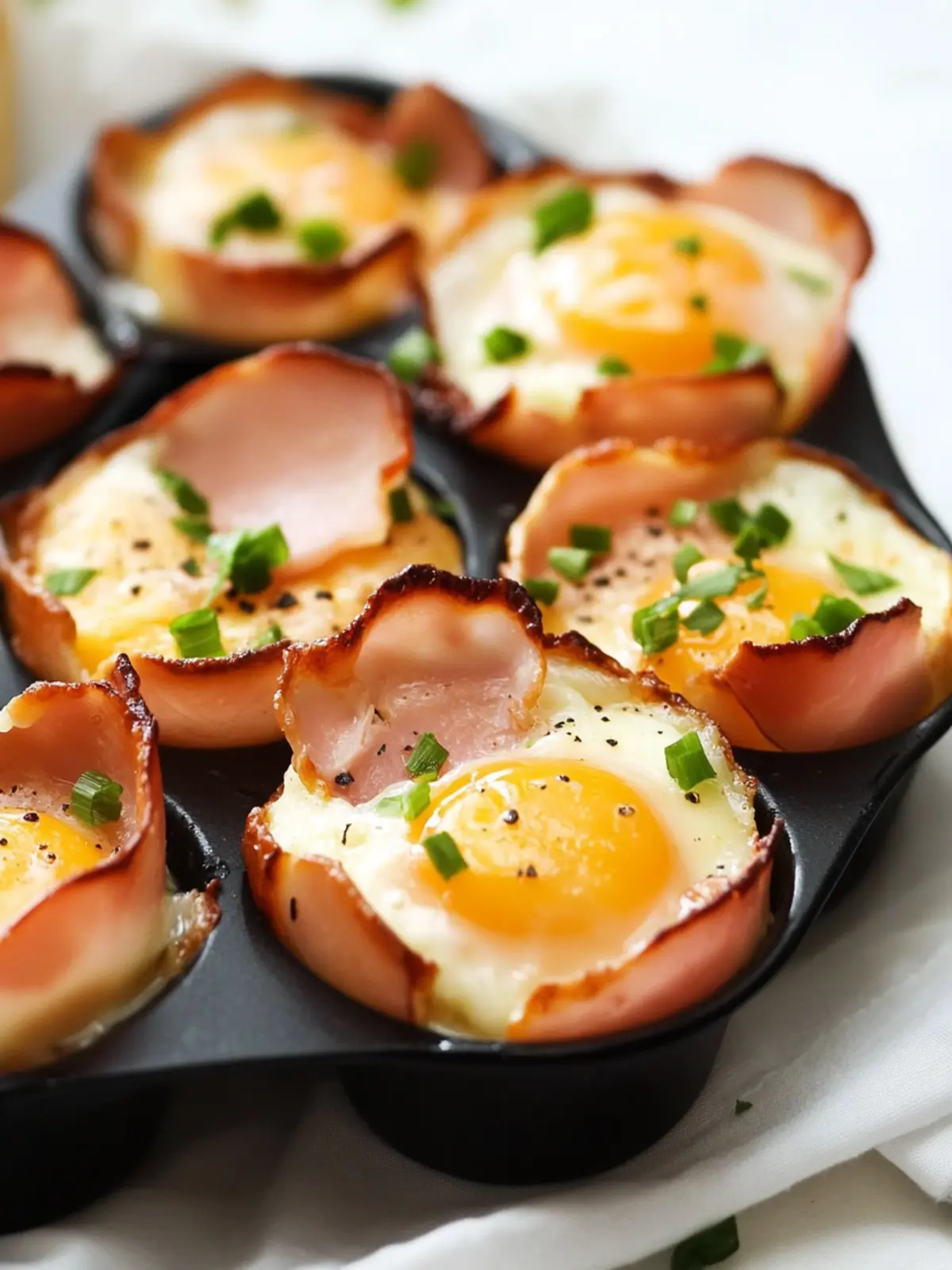 Delicious Ham and Cheese Egg Cups for Quick Breakfast Bliss Ham and Cheese Egg Cups