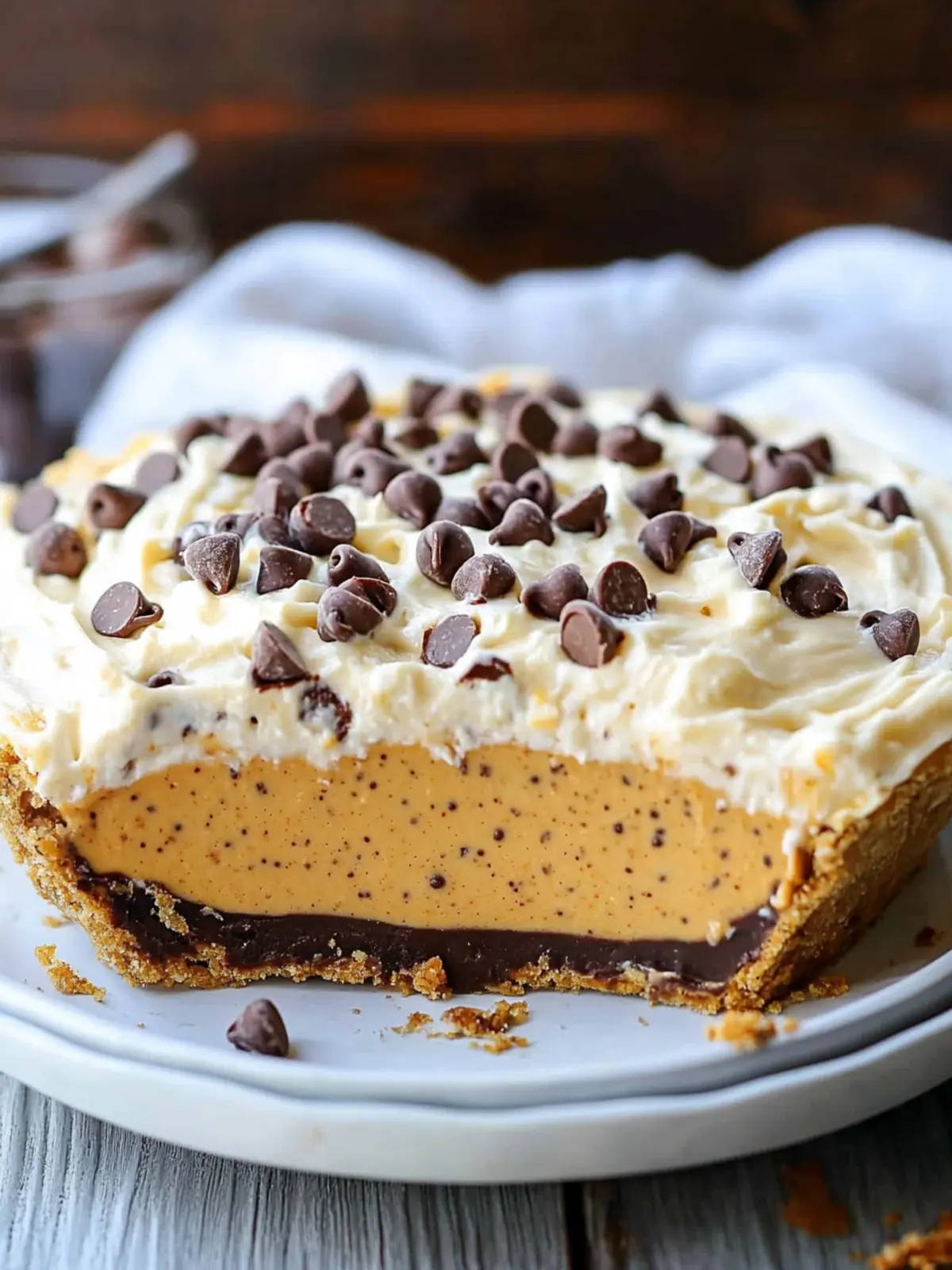 Indulge in Chocolate Chip Pumpkin Pudding Pie Bliss Chocolate Chip Pumpkin Pudding Pie