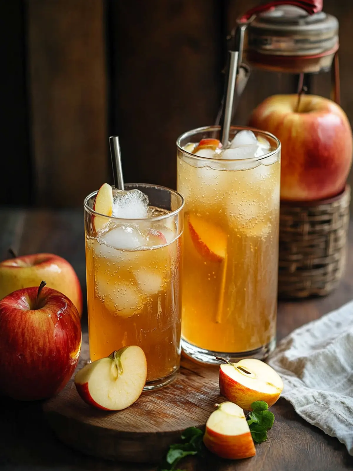 Sip Refreshingly Sweet Homemade Crisp Apple Soda Today Homemade Crisp Apple Soda