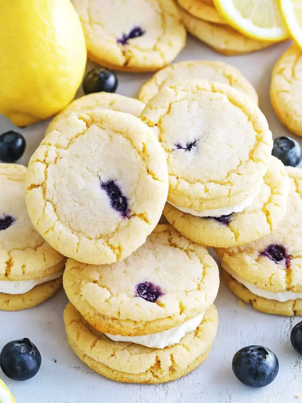 Lemon Blueberry Cream Cookies for a Sweet Homemade Delight Lemon Blueberry Cream Cookies