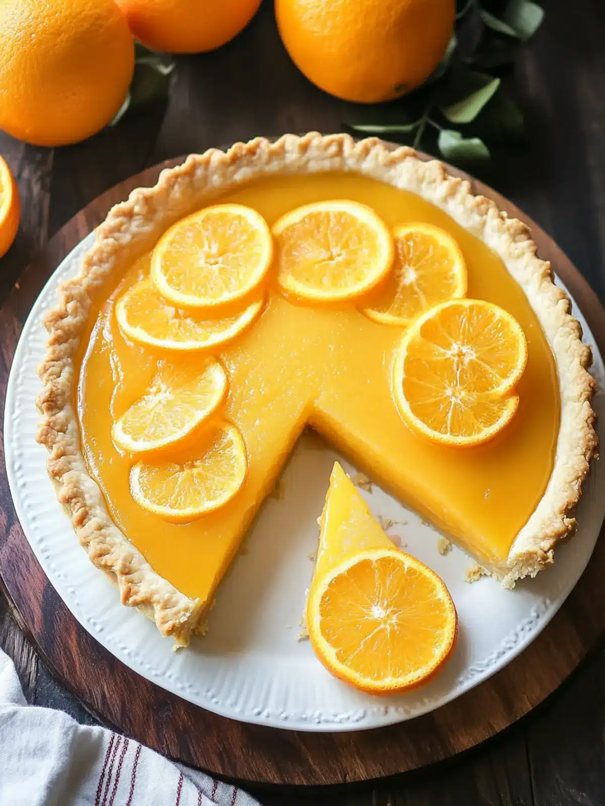 Delight in Homemade Orange Pie That’ll Brighten Your Day Orange Pie