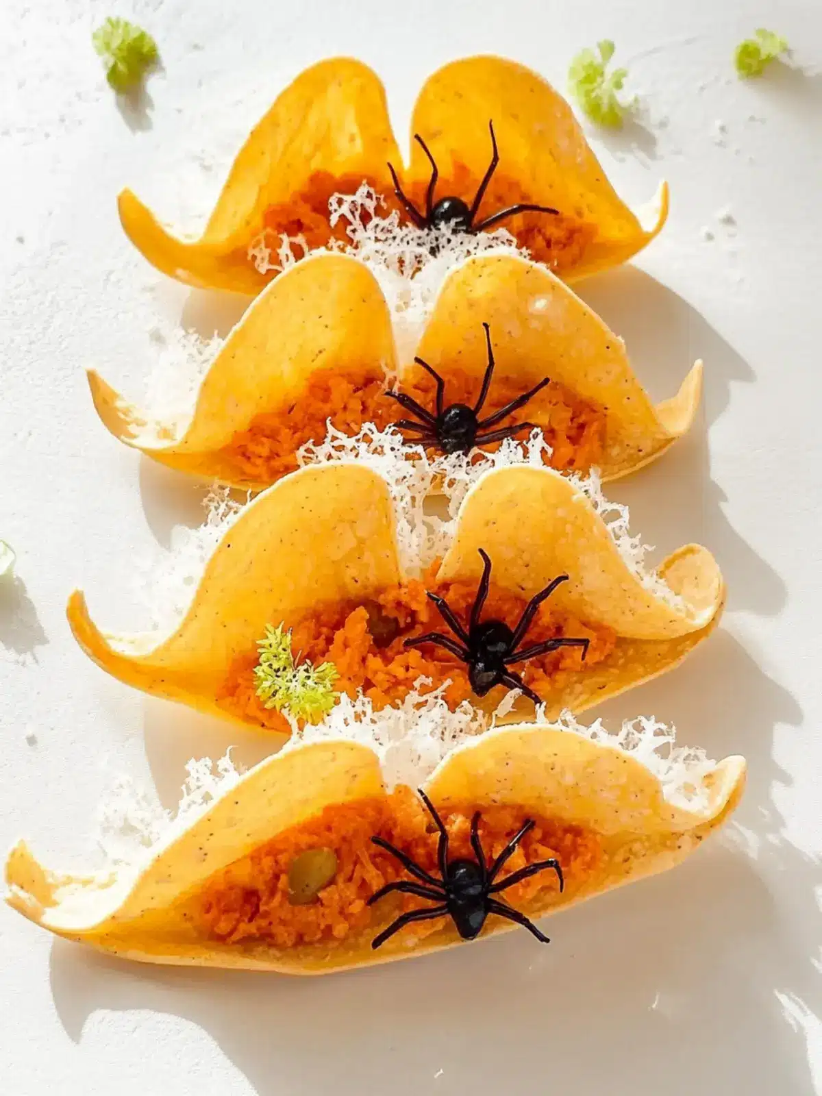 Creepy-Crawly Spider Taco Shells That Wow Every Halloween Party Spider Taco Shells