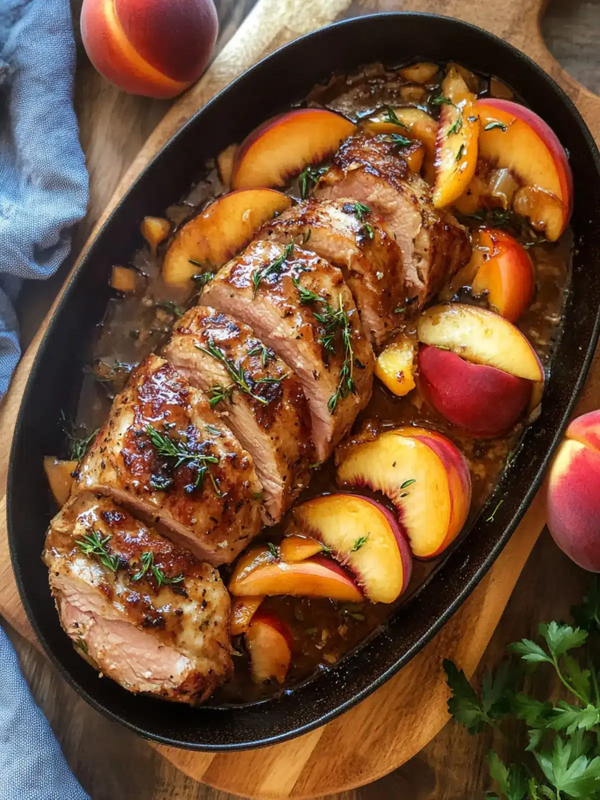 Savor Homemade Peach Glazed Pork Tenderloin Tonight Peach Glazed Pork Tenderloin