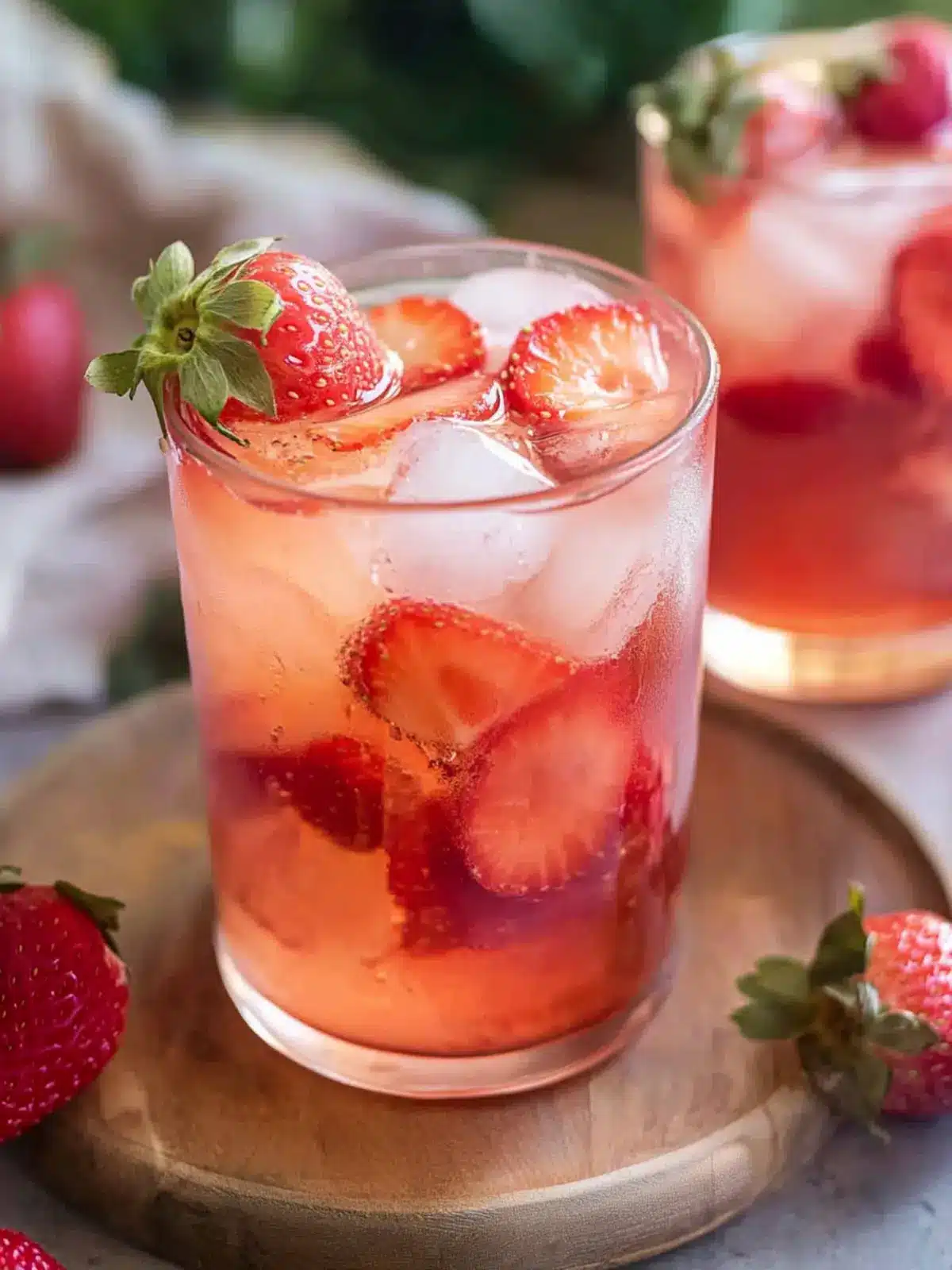 Delicious Strawberry Iced Tea: Refreshingly Sweet & Easy! Strawberry Iced Tea