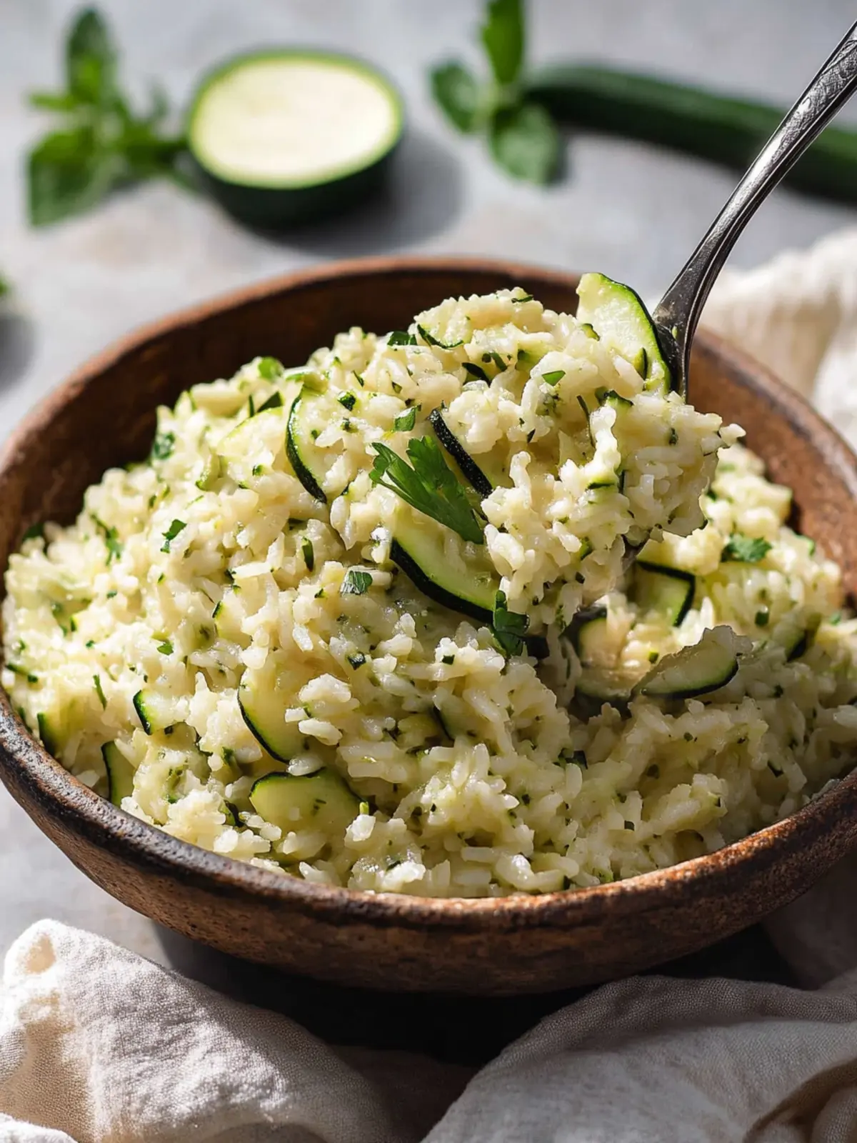 Cheesy Zucchini Rice That Will Change Your Dinner Game Cheesy Zucchini Rice