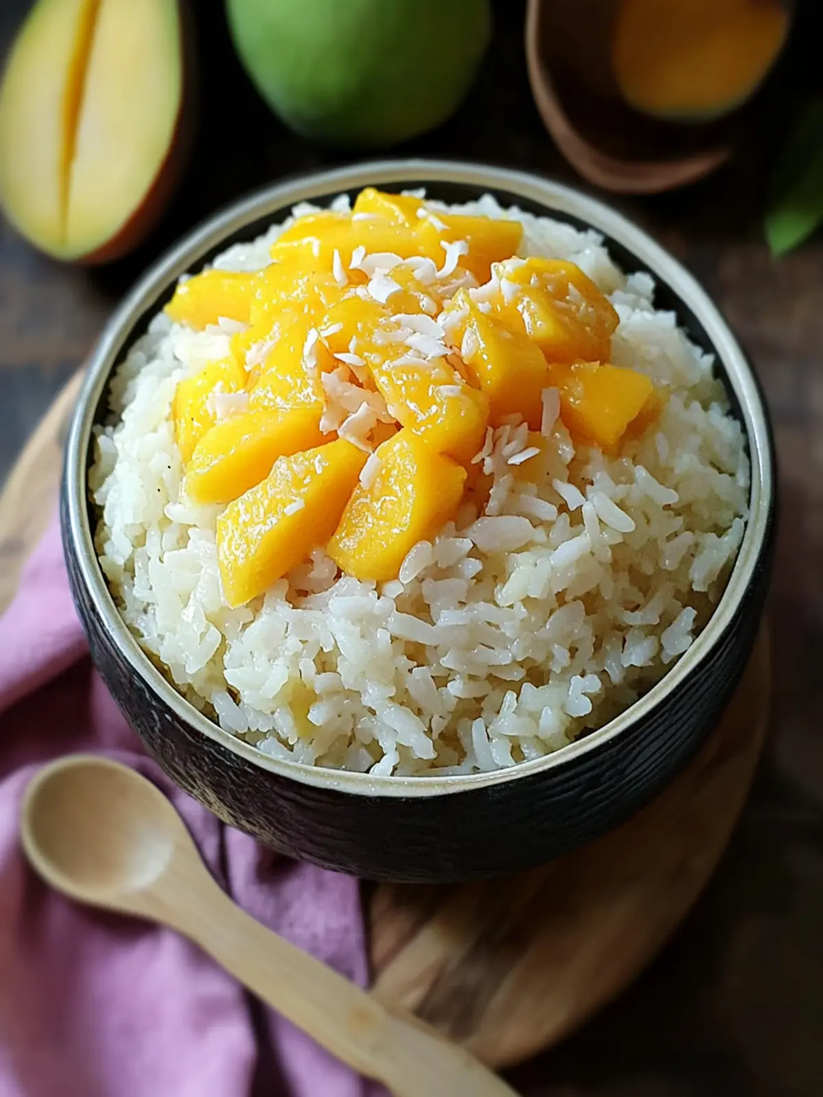 Delicious Mango Coconut Sticky Rice You’ll Crave Again! Mango Coconut Sticky Rice