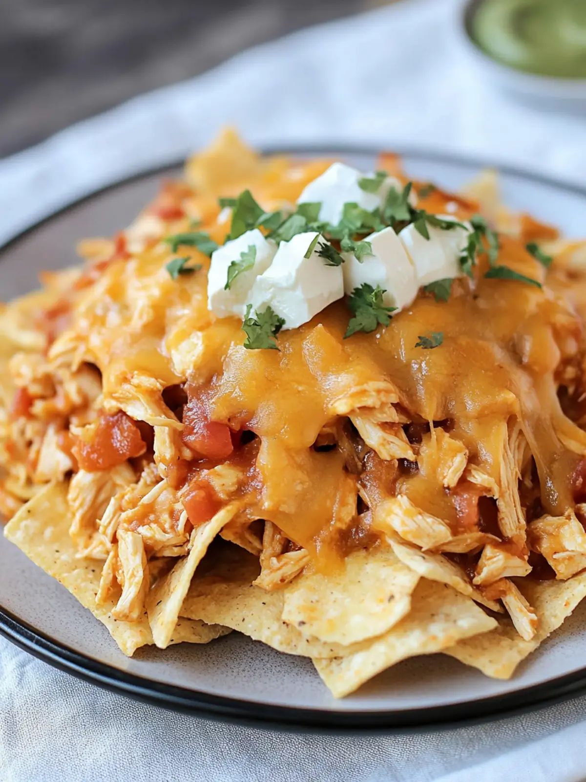 Crockpot Chicken Nachos That Transform Game Night Meals Crockpot Chicken Nachos