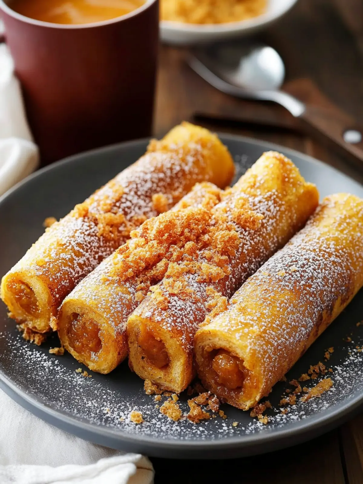 Irresistible Pumpkin French Toast Roll-Ups You Must Try! Pumpkin French Toast Roll-Ups