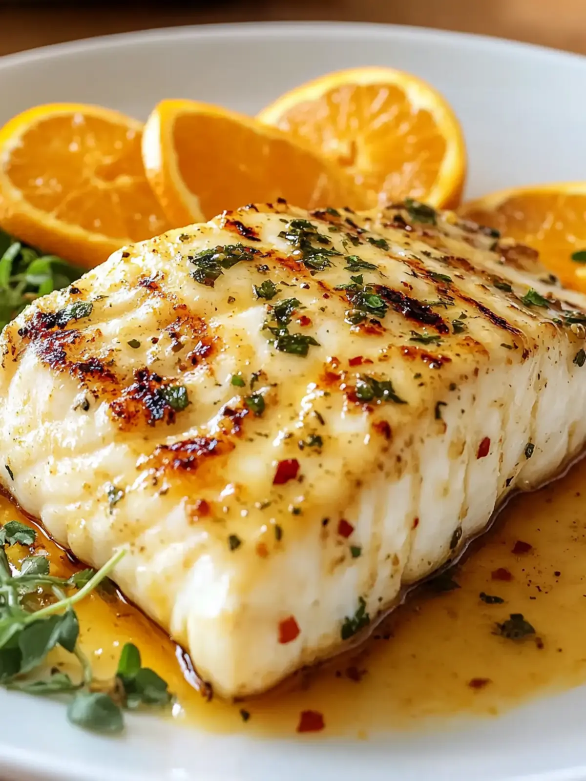 Zesty Orange Dijon Grilled Halibut for Flavor Lovers Orange Dijon Grilled Halibut