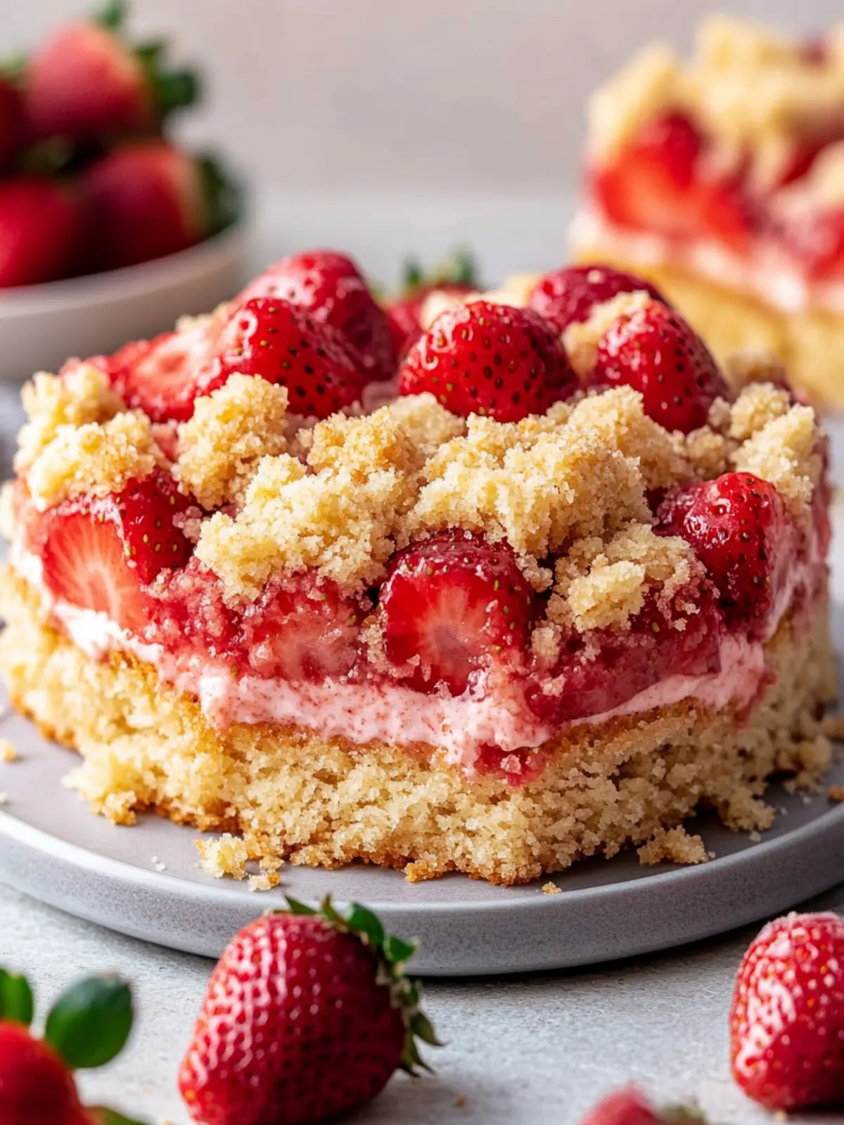 Irresistible Vegan Strawberry Crumb Cake Your New Favorite Treat Vegan Strawberry Crumb Cake