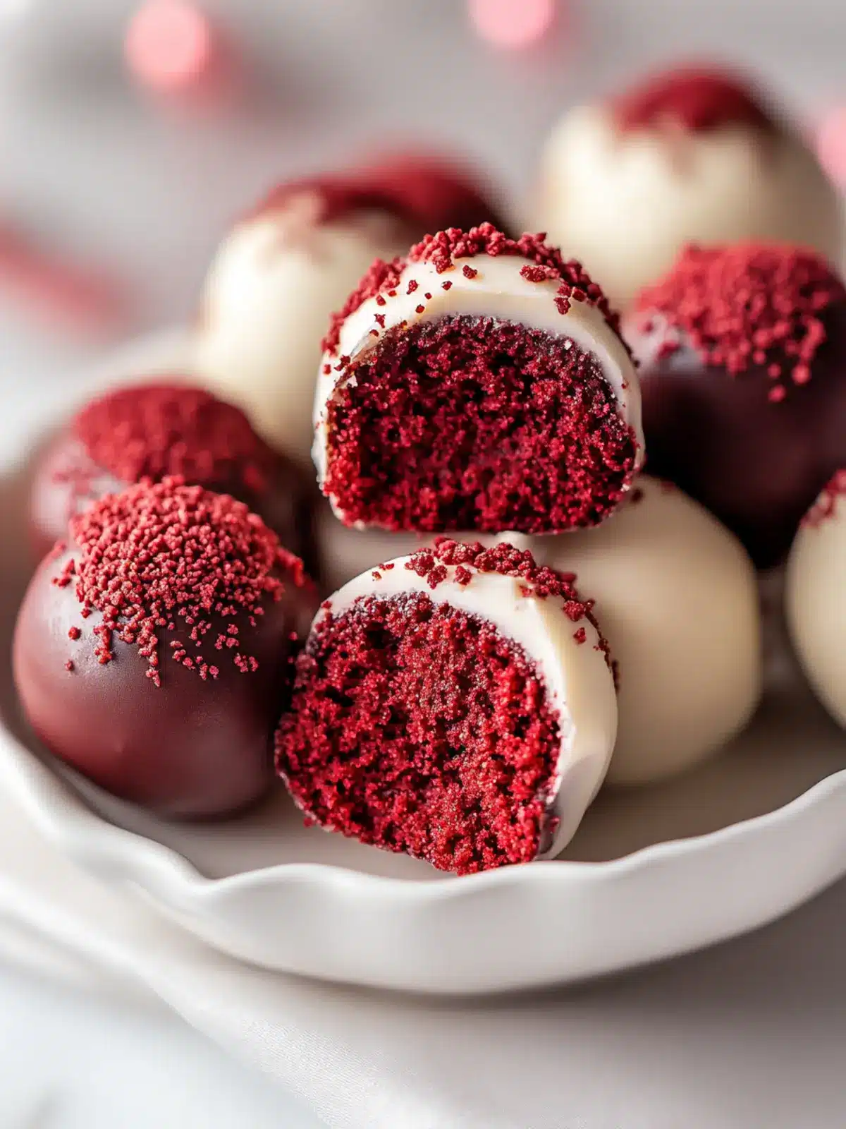 Indulge in Irresistible Red Velvet Cake Balls at Home Red Velvet Cake Balls