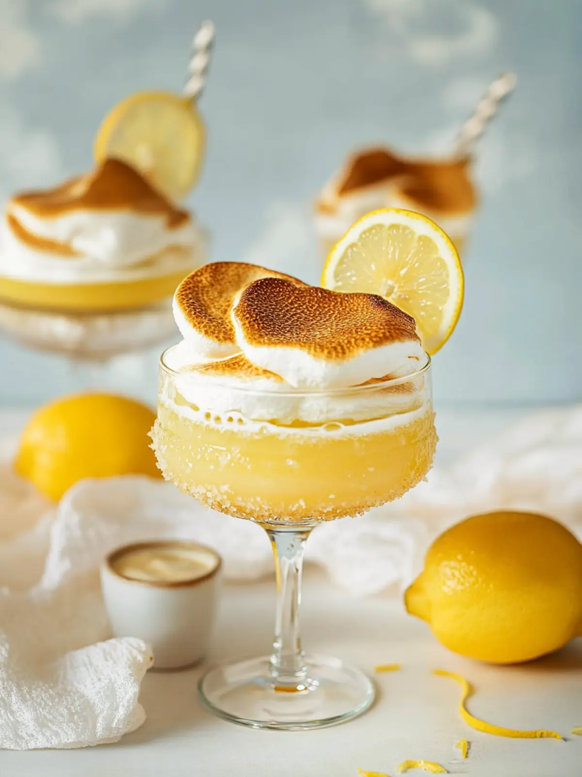 Lemon Meringue Pie Cocktail: Sip on Sunshine and Bliss Lemon Meringue Pie Cocktail