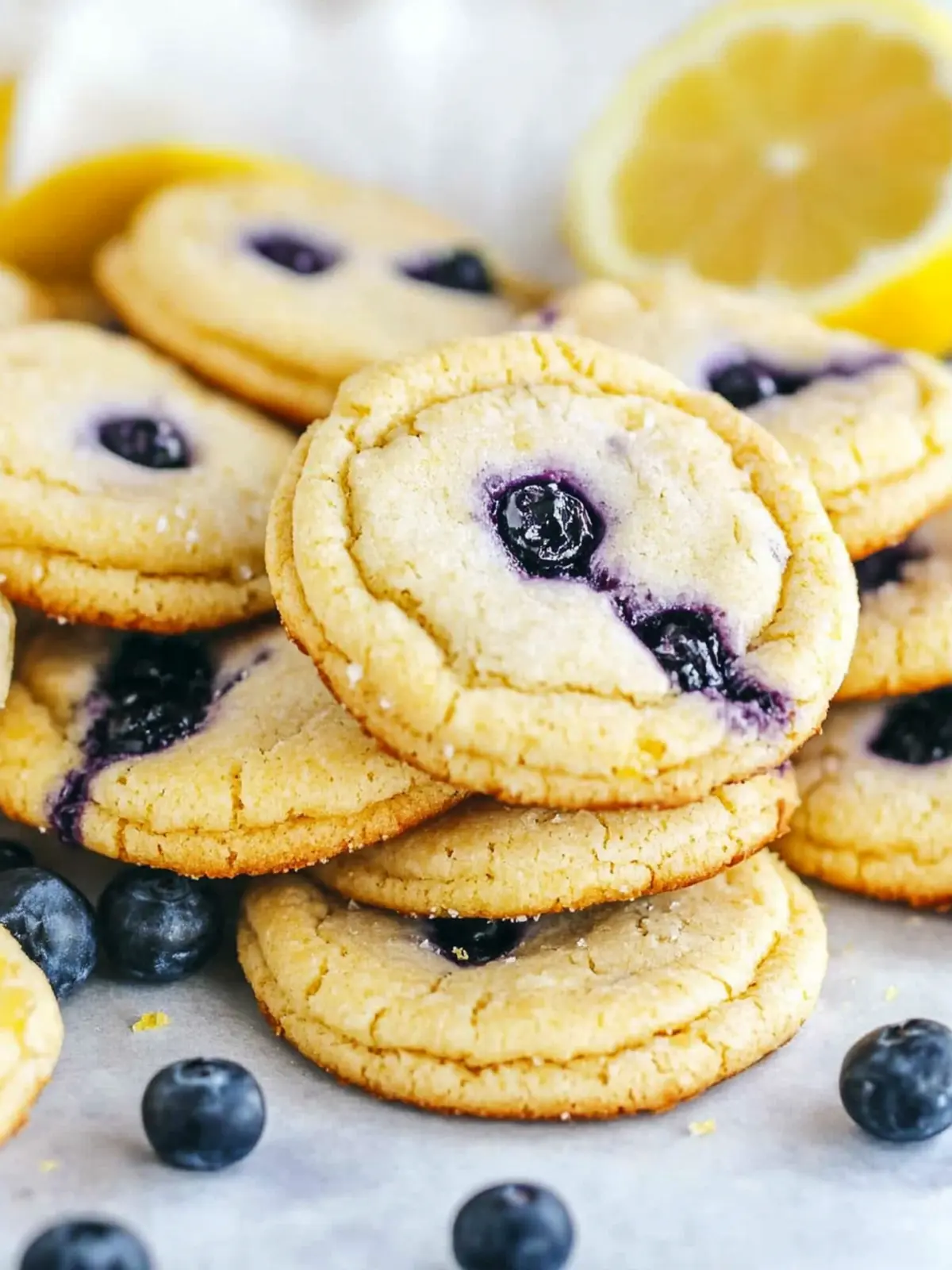 Lemon Blueberry Cream Cookies for a Sweet Homemade Delight Lemon Blueberry Cream Cookies