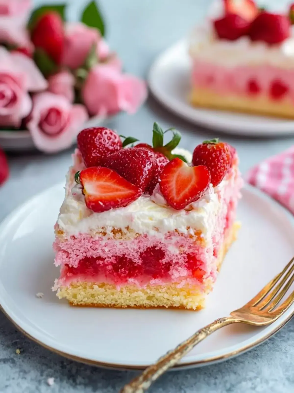 Delightful Rose Poke Cake That Will Bloom Your Taste Buds Rose Poke Cake