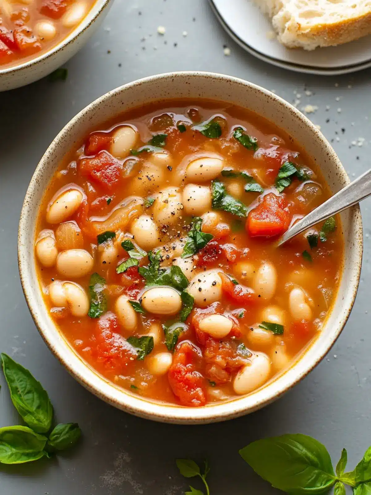 Cozy Up with Homemade White Bean and Tomato Soup White Bean and Tomato Soup