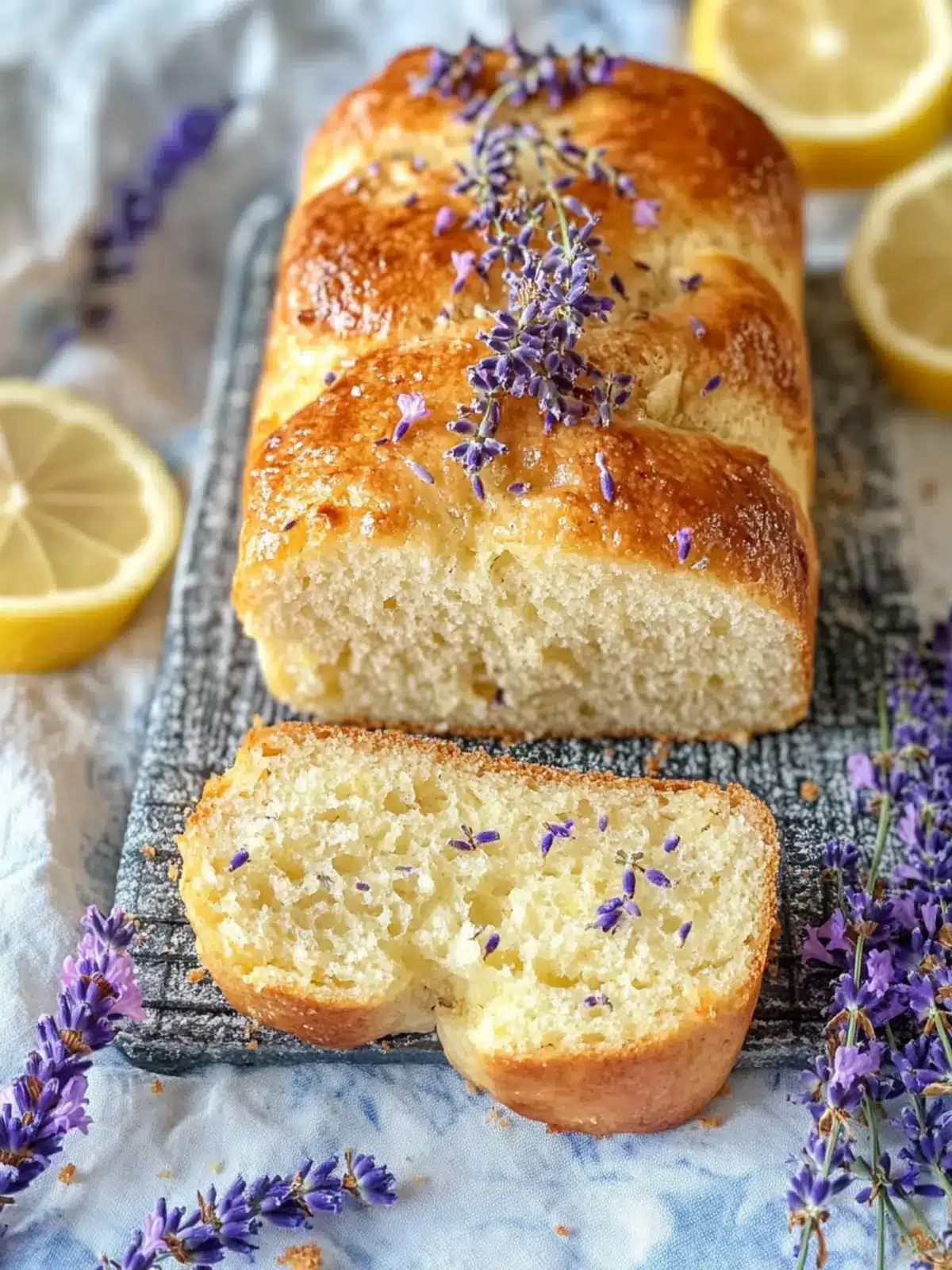 Lemon Lavender Milk Bread: A Cozy Treat for Home Bakers Lemon Lavender Milk Bread