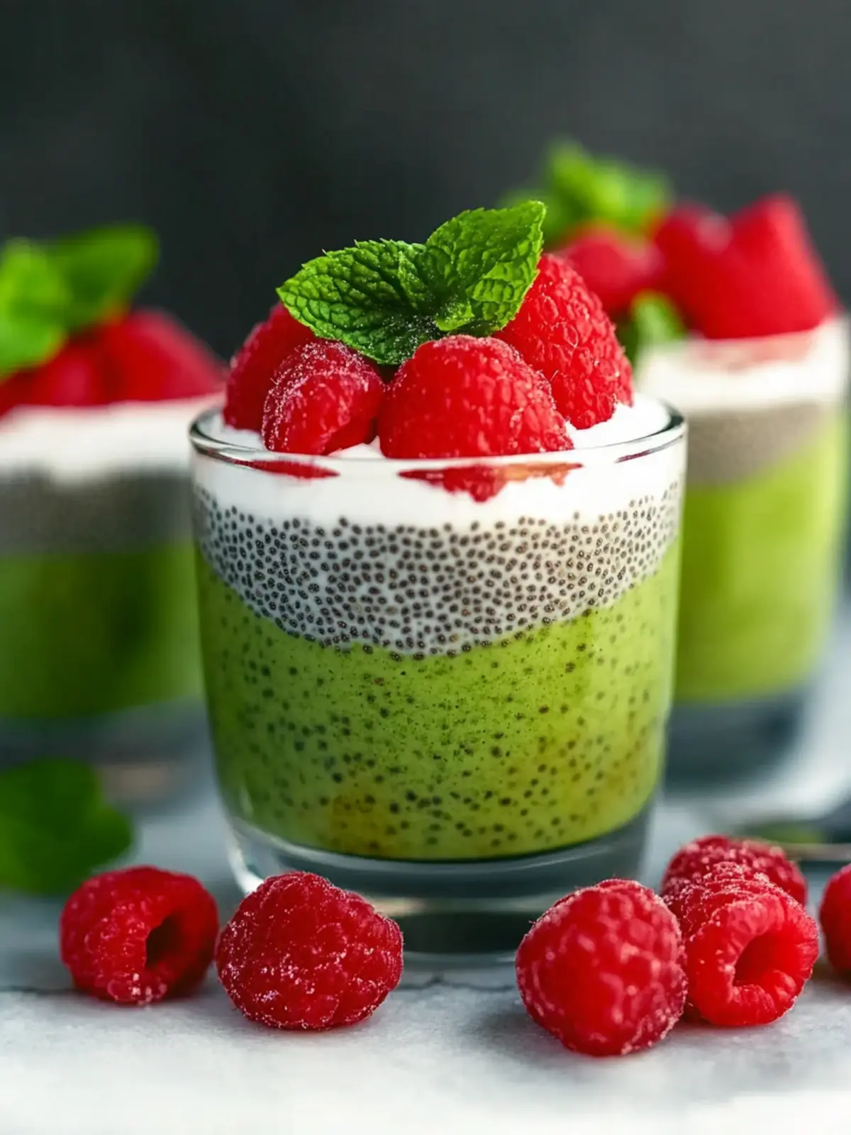 Elevate Your Breakfast with High-Protein Matcha Chia Pudding High-Protein Matcha Chia Pudding