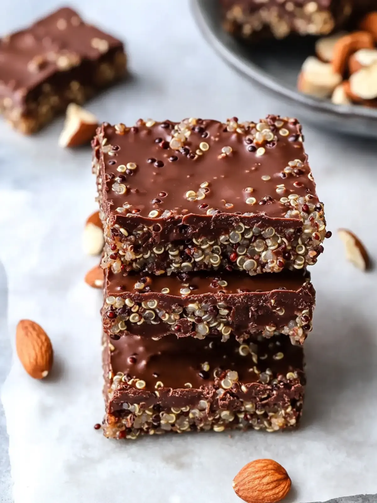 Deliciously Healthy Chocolate Quinoa Bars for Guilt-Free Snacking Chocolate Quinoa Bars