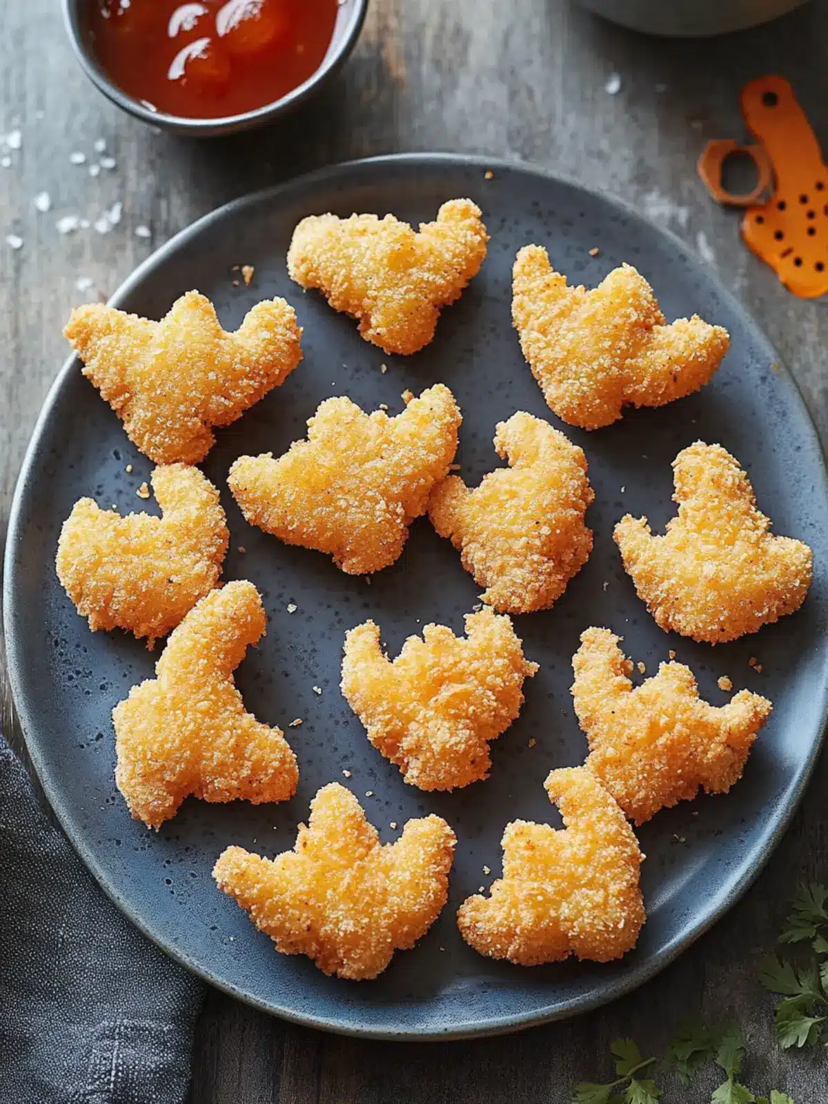 Bat-Shaped Chicken Nuggets That Make Halloween Deliciously Fun Bat-Shaped Chicken Nuggets
