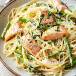 Creamy Salmon and Asparagus Pasta That'll Wow Your Taste Buds Creamy Salmon and Asparagus Pasta