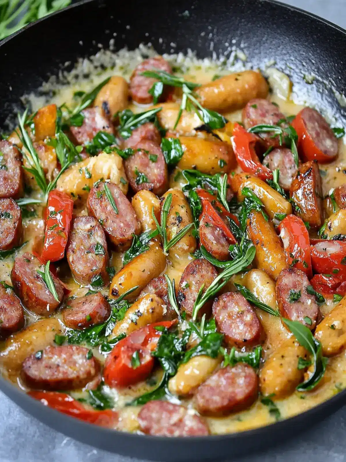 Savor Keto Tuscan Sausage Skillet in Just 40 Minutes Keto Tuscan Sausage Skillet