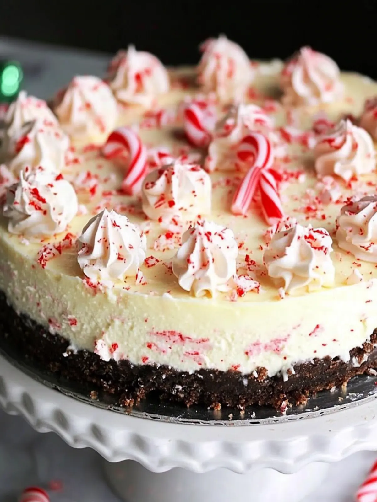 Decadent Peppermint Cheesecake to Brighten Your Holidays Peppermint Cheesecake