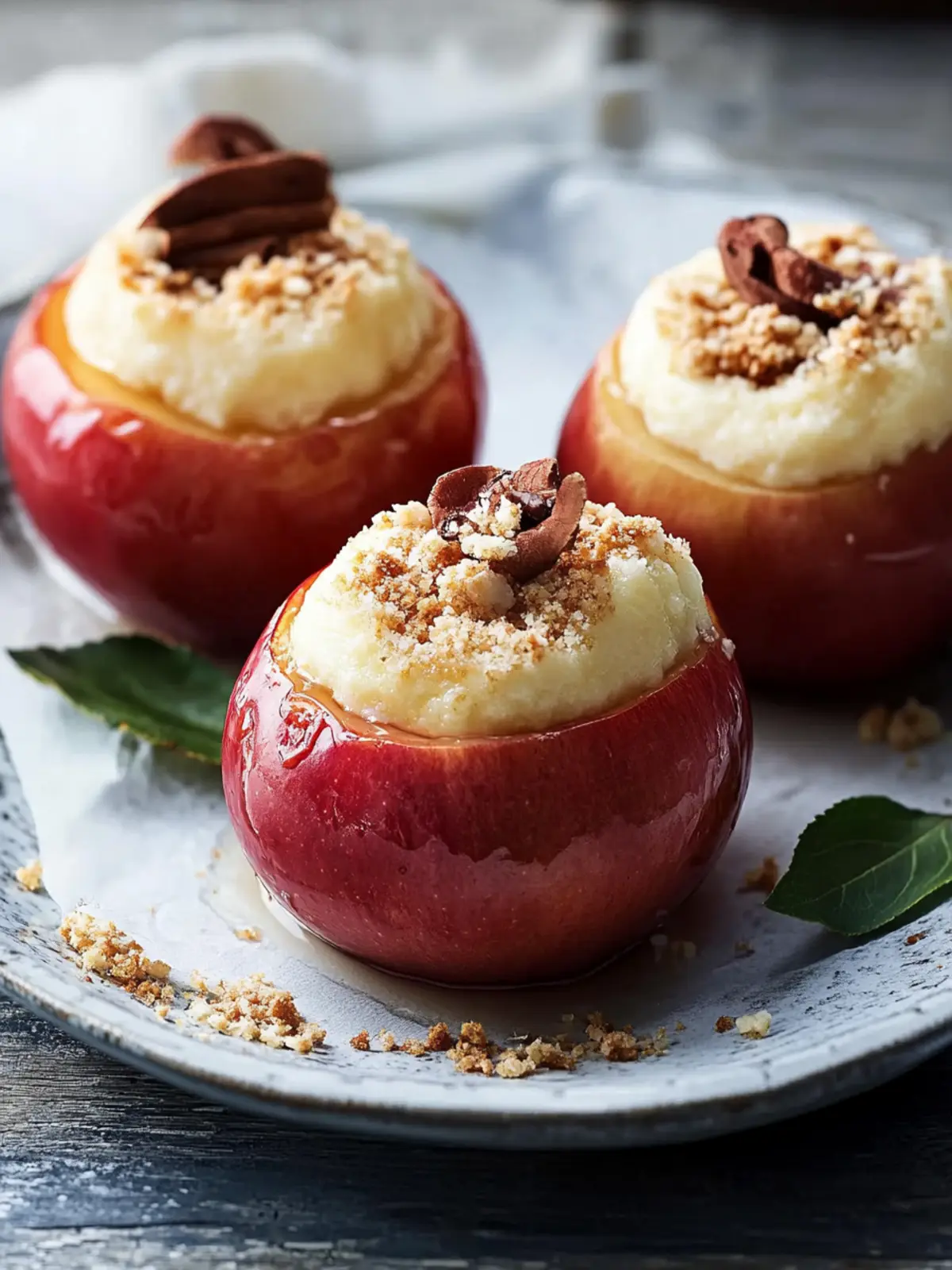 Irresistible Cheesecake Stuffed Baked Apples for Cozy Nights Cheesecake Stuffed Baked Apples