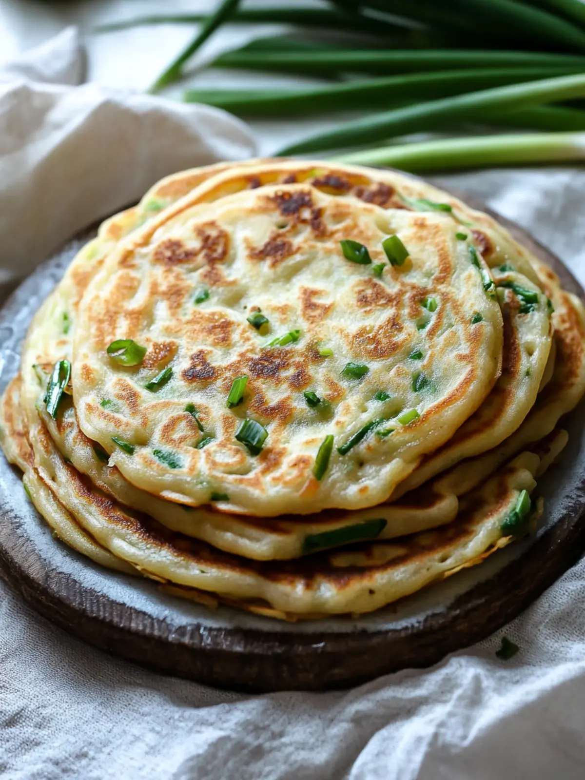 Crispy Chinese Scallion Pancakes: Homemade Happiness Awaits Chinese Scallion Pancakes