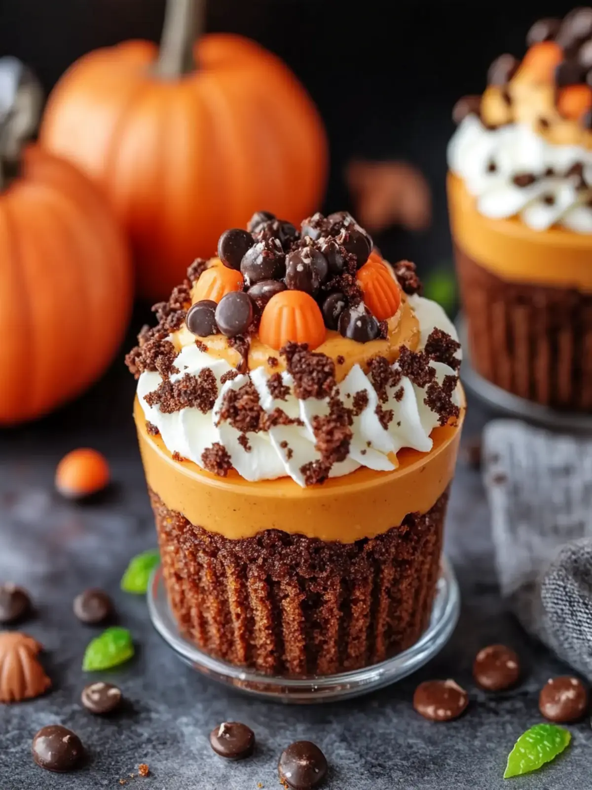 Delightful Pumpkin Patch Dirt Cups for Fall Fun Pumpkin Patch Dirt Cups