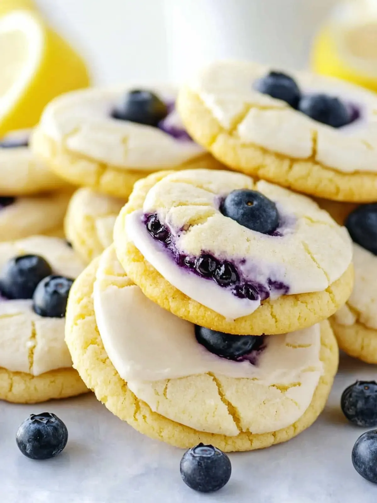 Lemon Blueberry Cream Cookies for a Sweet Homemade Delight Lemon Blueberry Cream Cookies