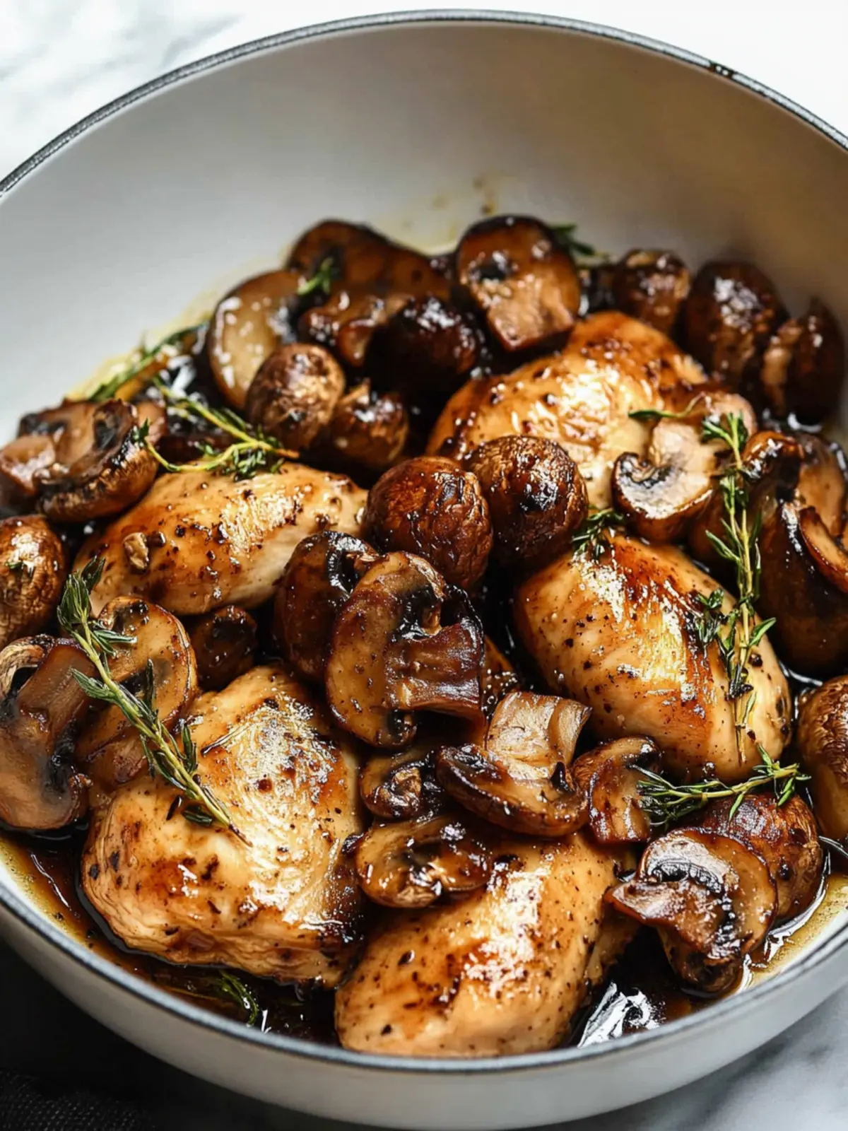 Savory Balsamic Chicken and Mushrooms You’ll Love Making Balsamic Chicken and Mushrooms