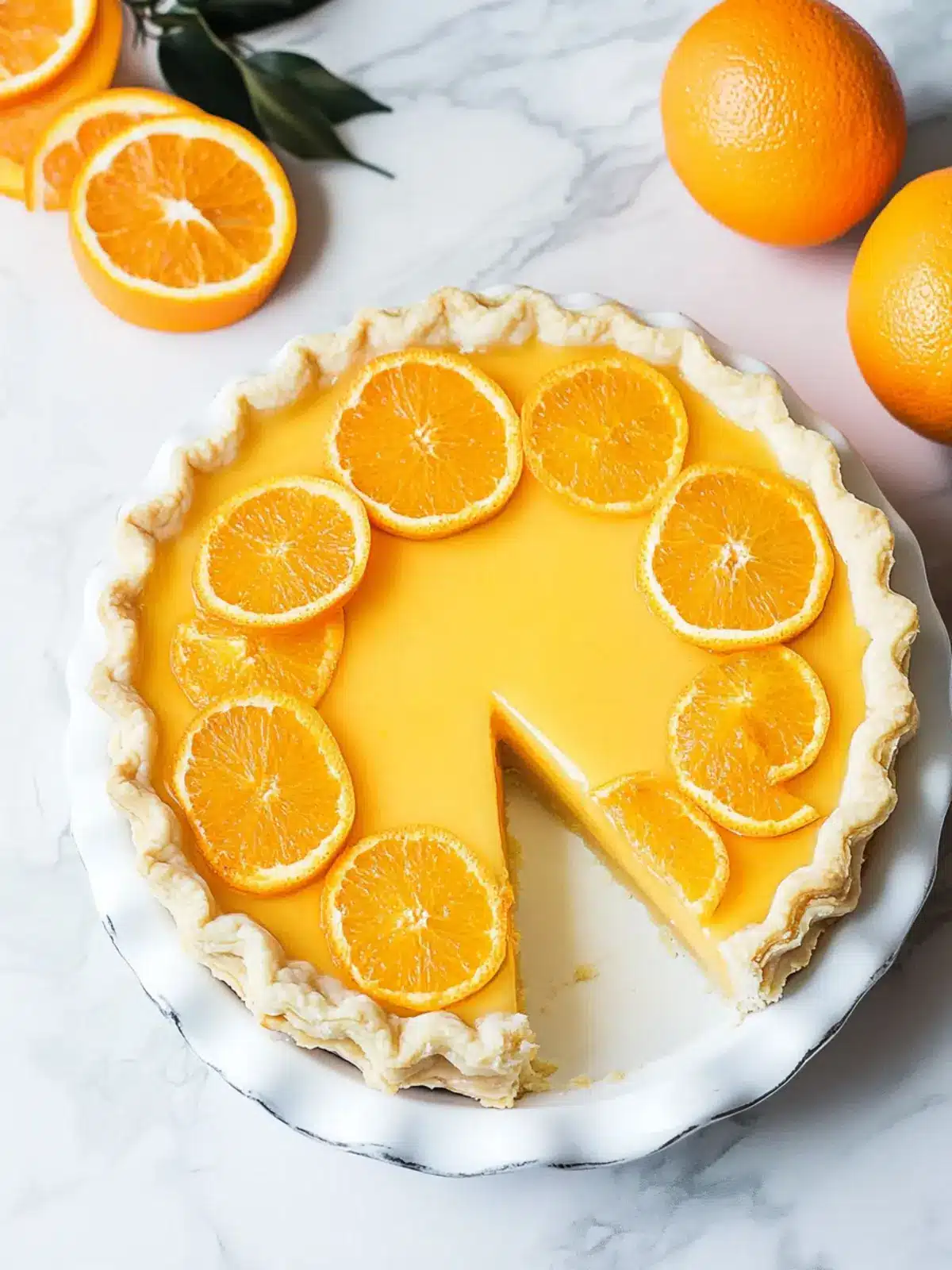 Delight in Homemade Orange Pie That’ll Brighten Your Day Orange Pie